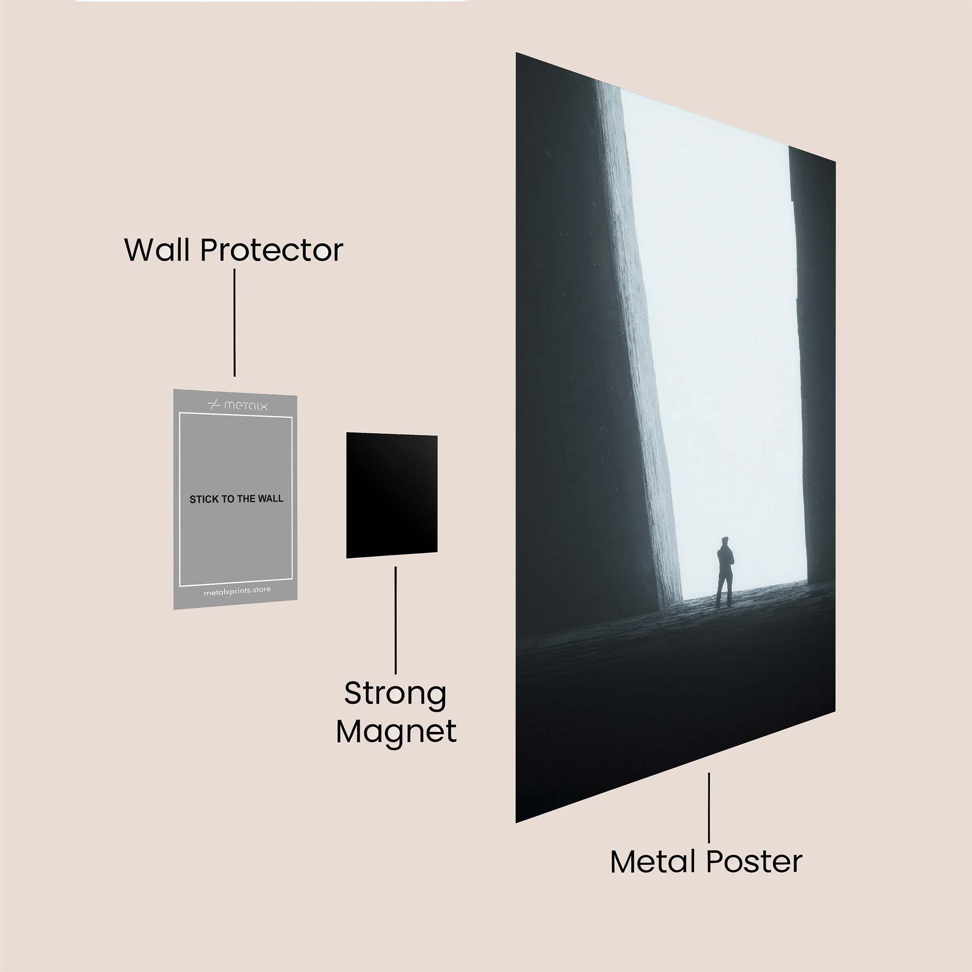 Solitary Immensity Safe Wall Magnetic / M