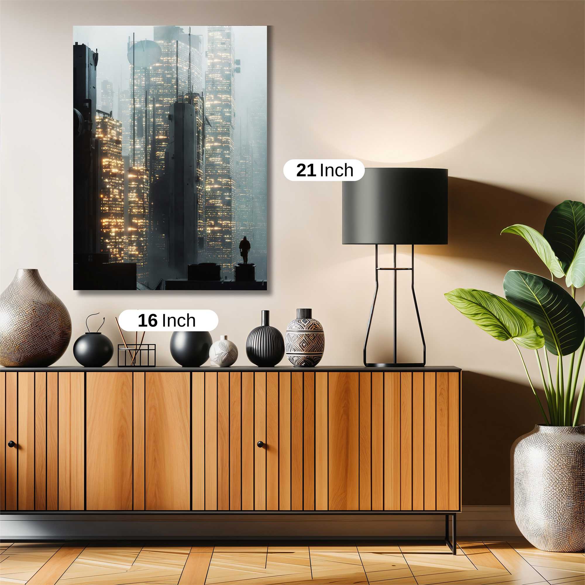 Futuristic Solitude Safe Wall Magnetic / M