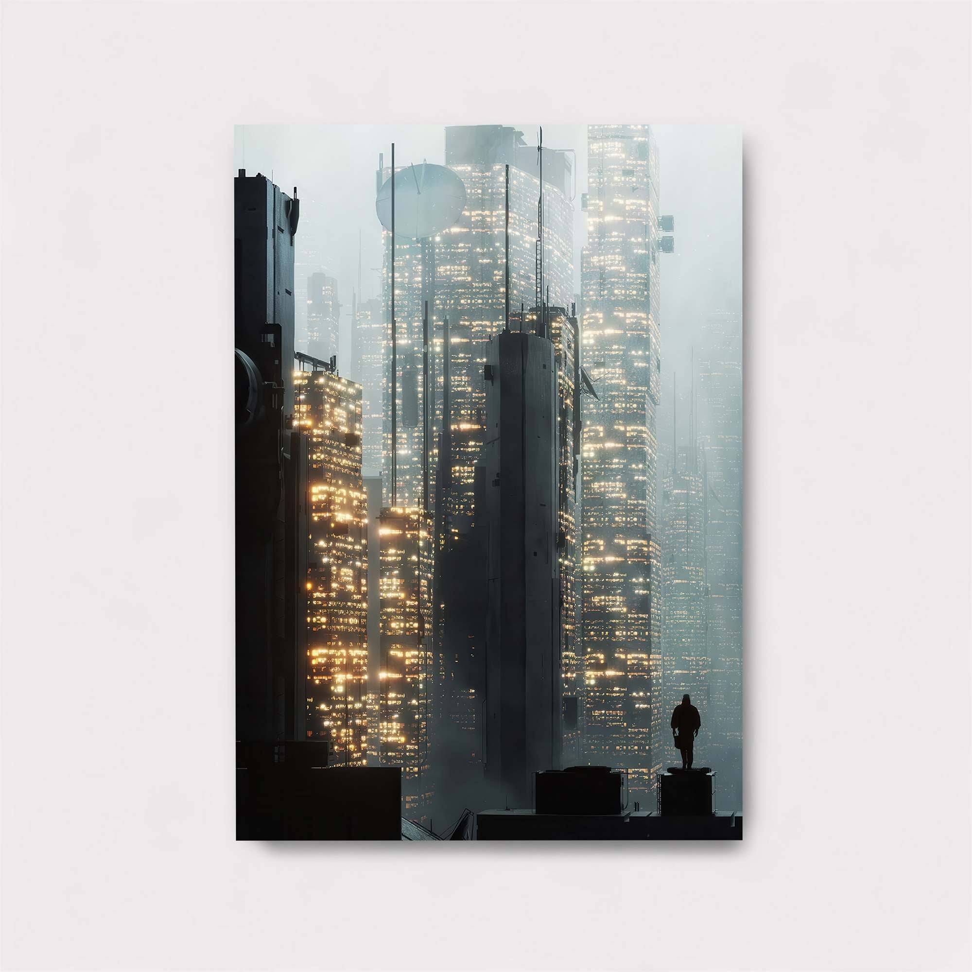 Futuristic Solitude Safe Wall Magnetic / M