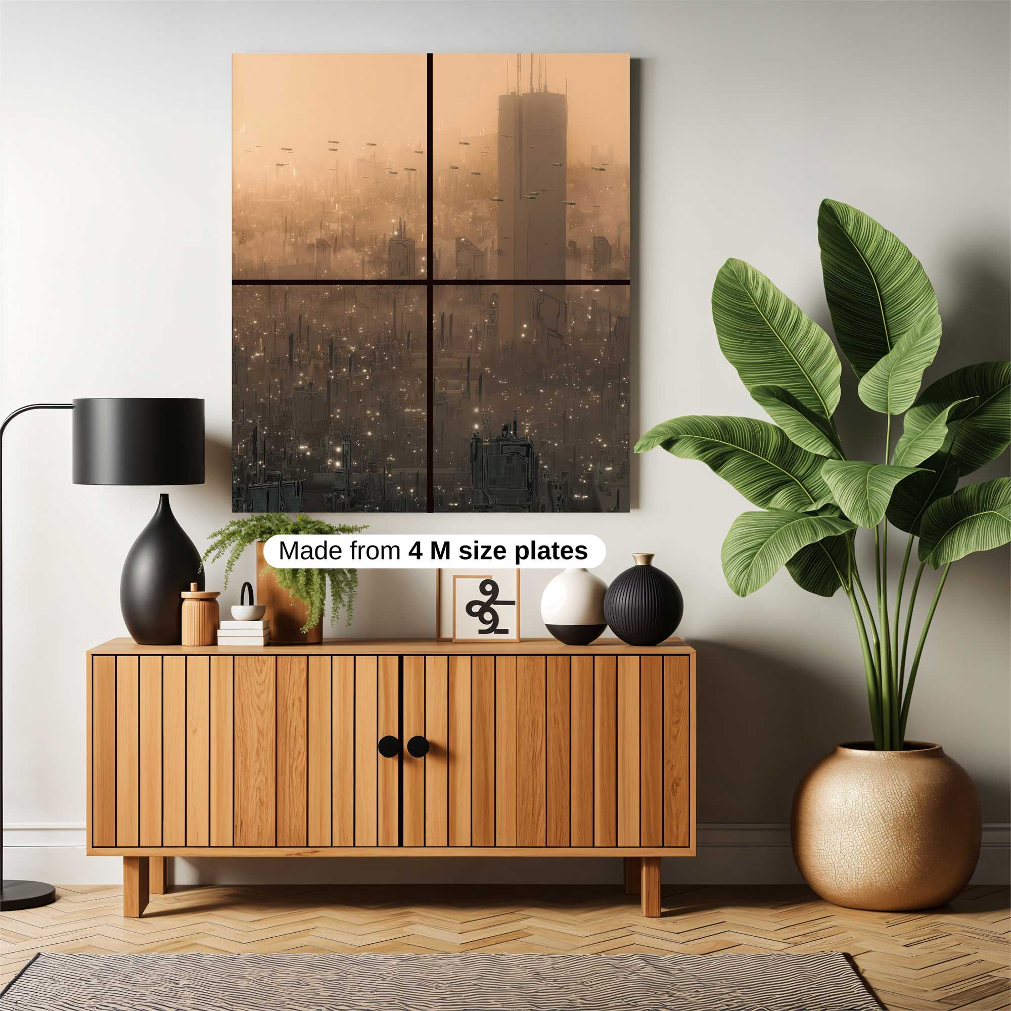 Futuristic Haze Safe Wall Magnetic / M