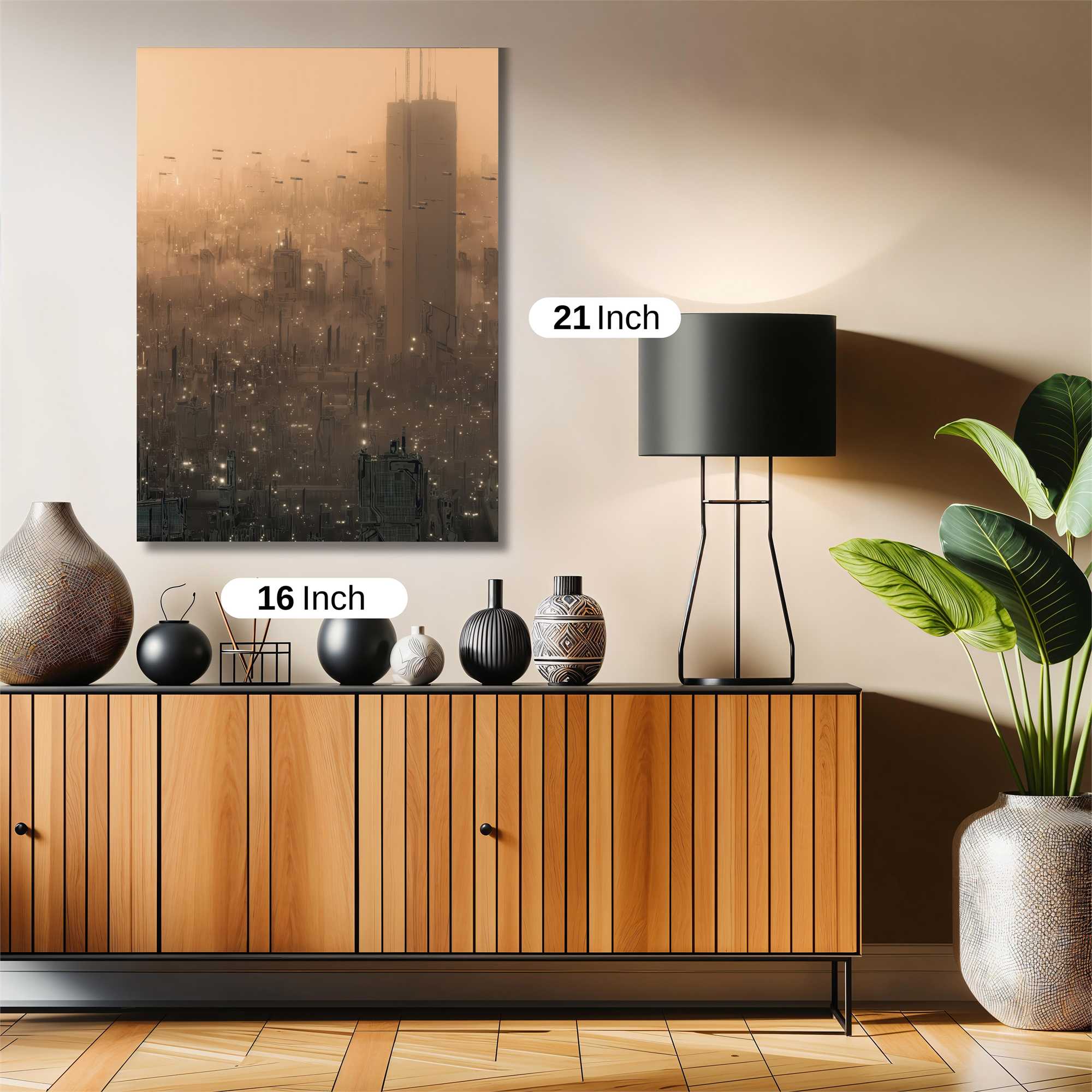 Futuristic Haze Safe Wall Magnetic / M