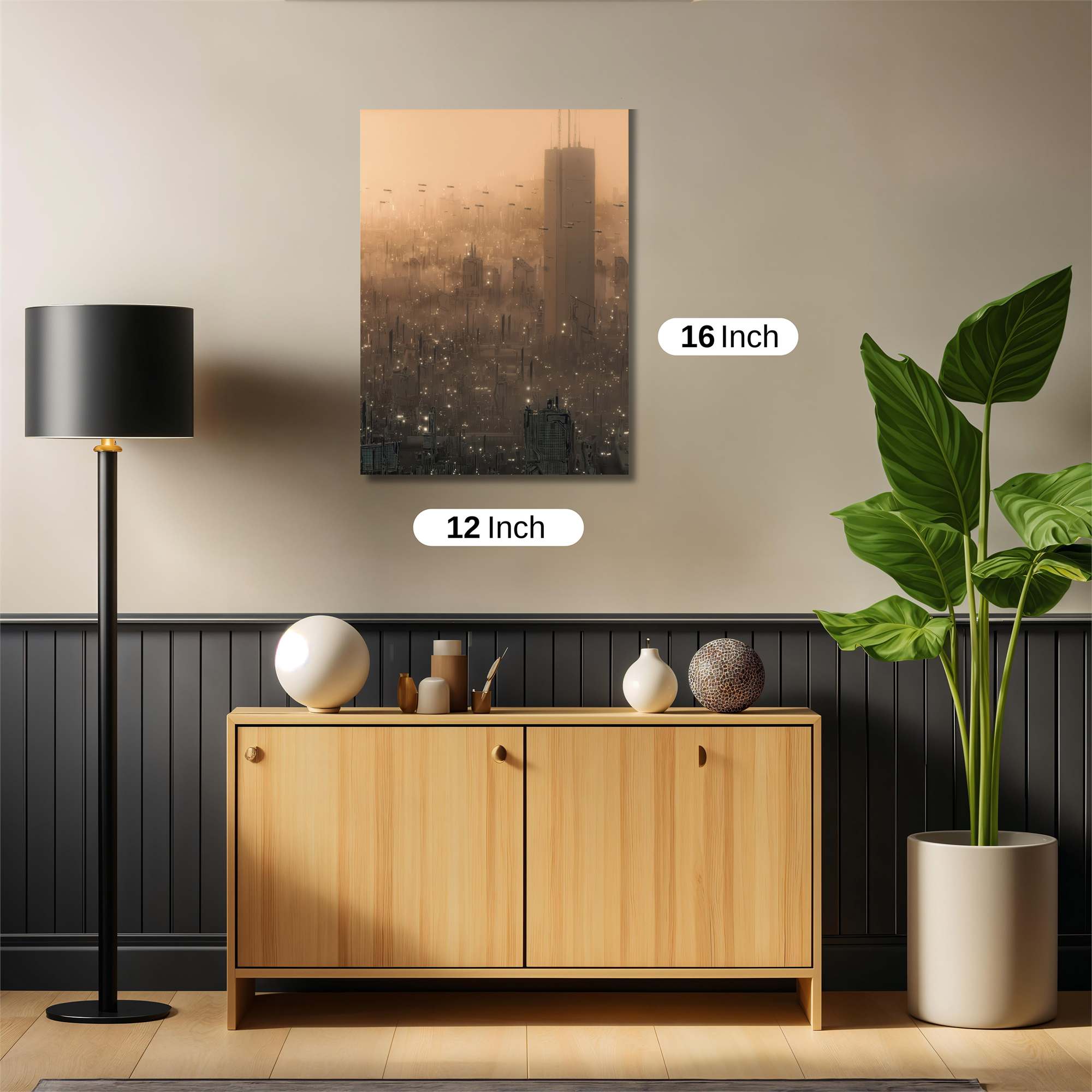 Futuristic Haze Safe Wall Magnetic / M