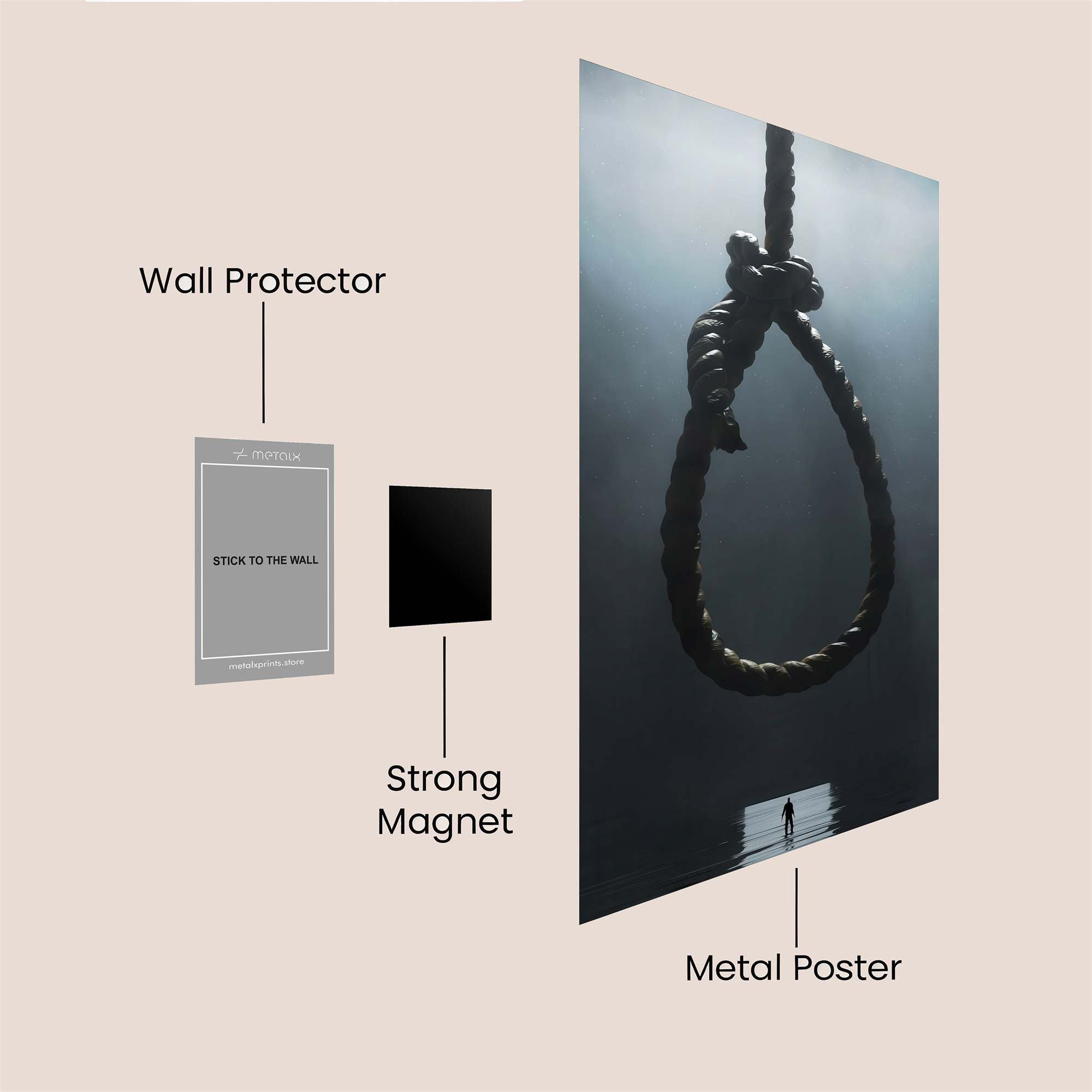 Noose Enigma Safe Wall Magnetic / M
