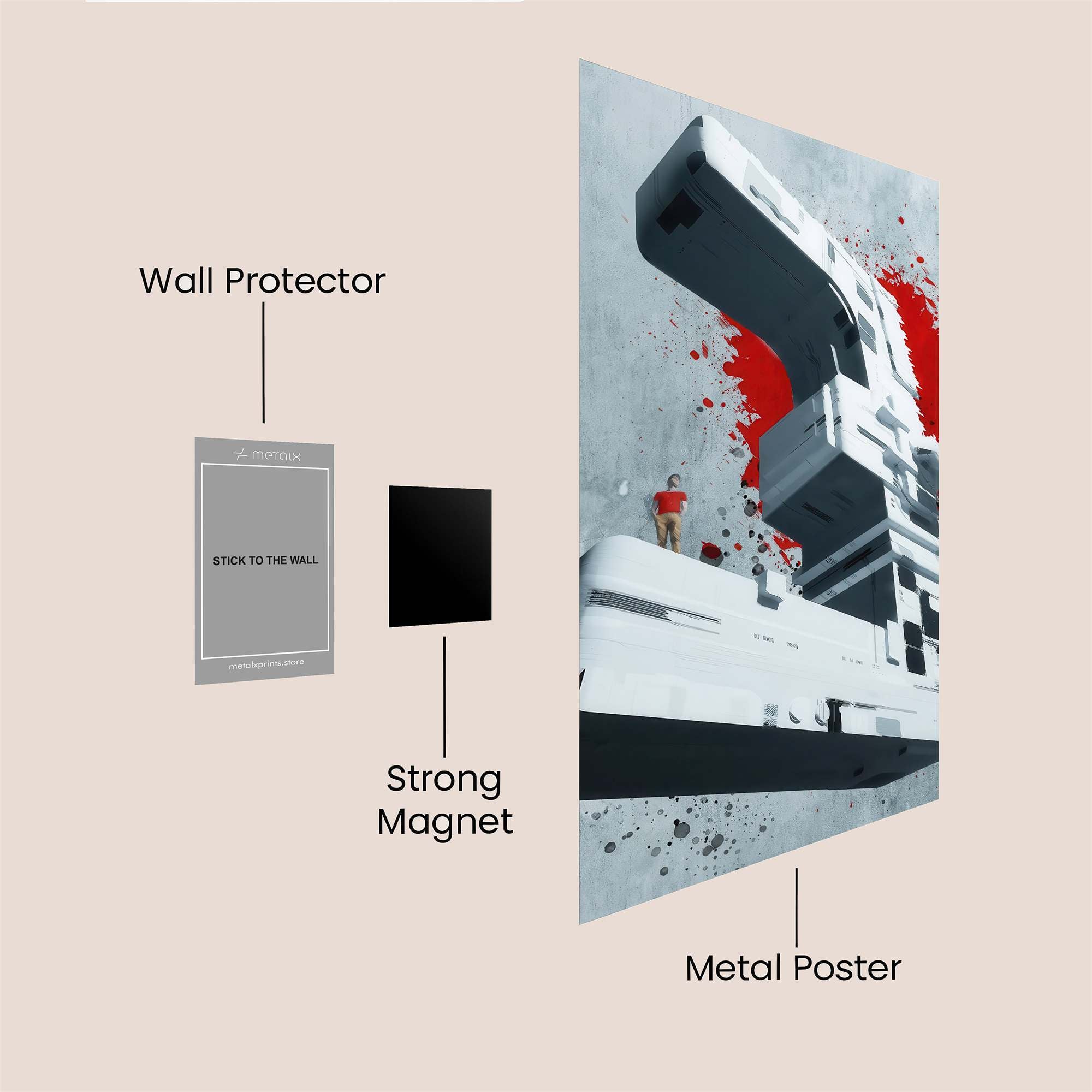 Architectural Surge Safe Wall Magnetic / M