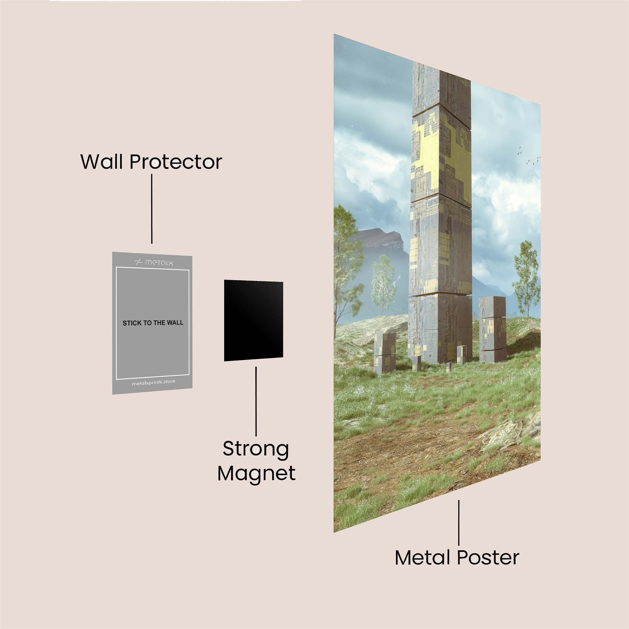 Towering Enigma Safe Wall Magnetic / M