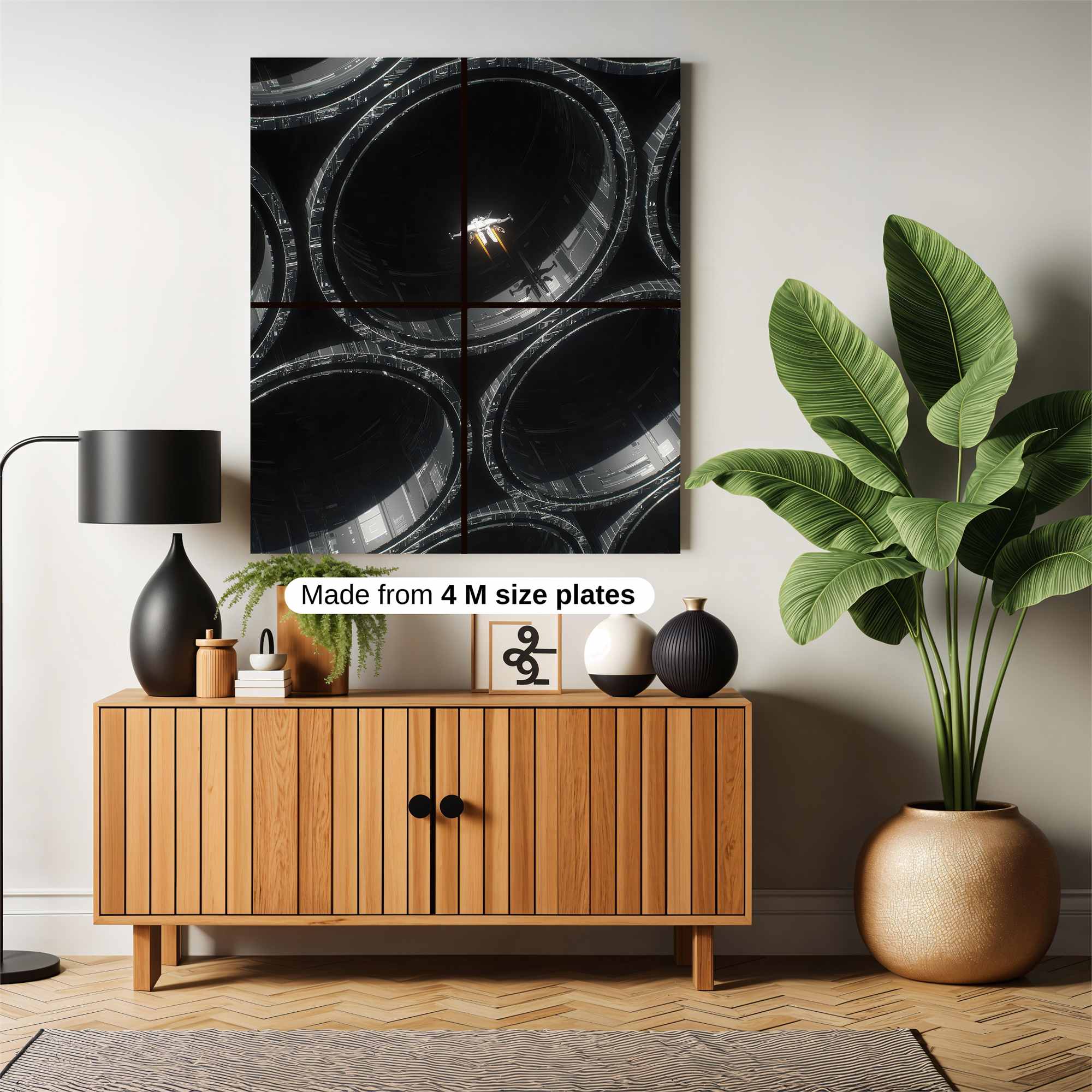 Galactic Resonance Safe Wall Magnetic / M