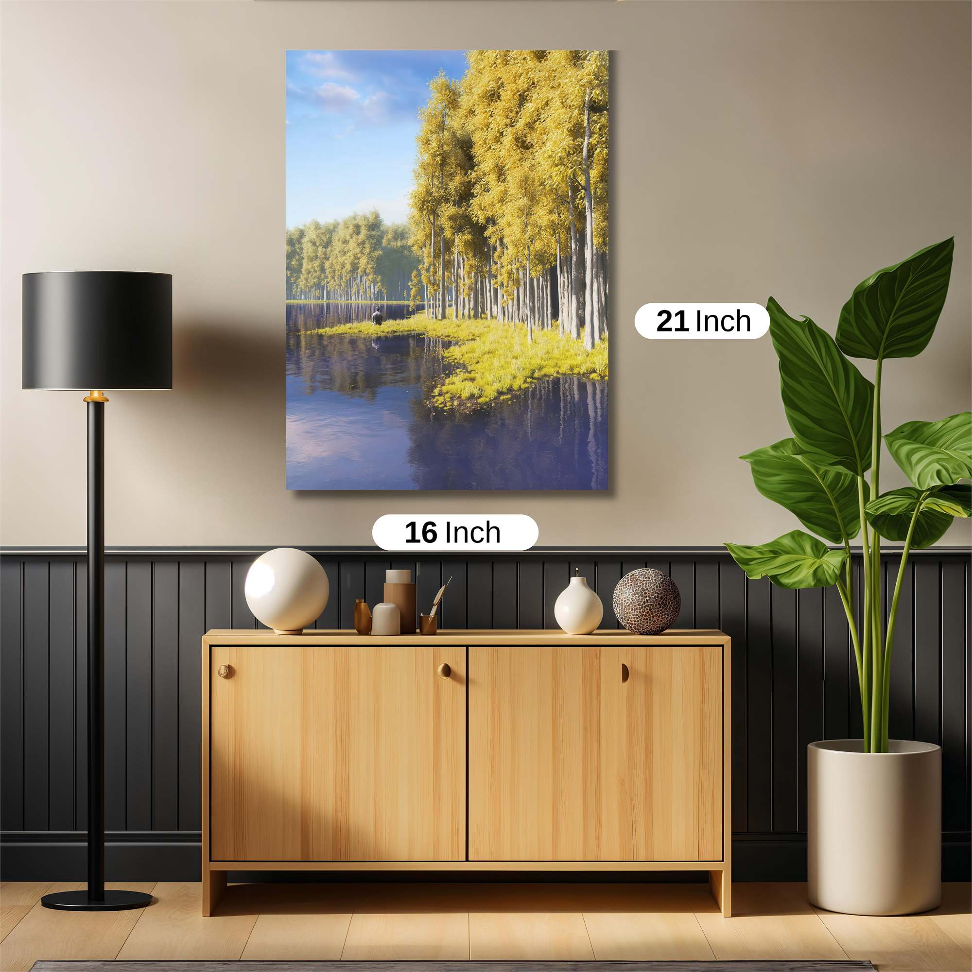 Golden Serenity Safe Wall Magnetic / M