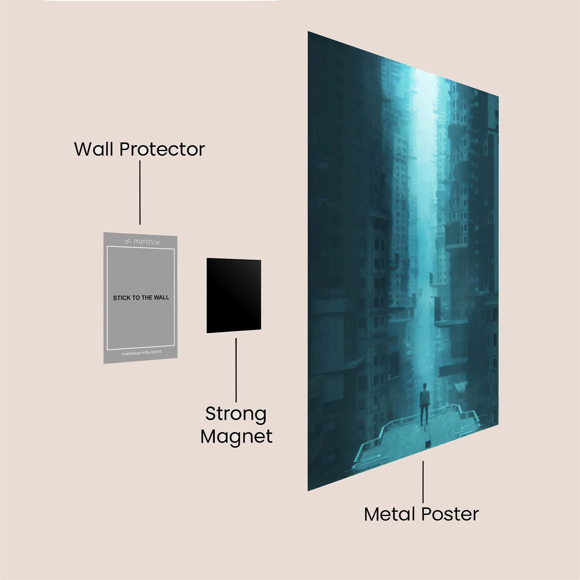 Urban Abyss Safe Wall Magnetic / M