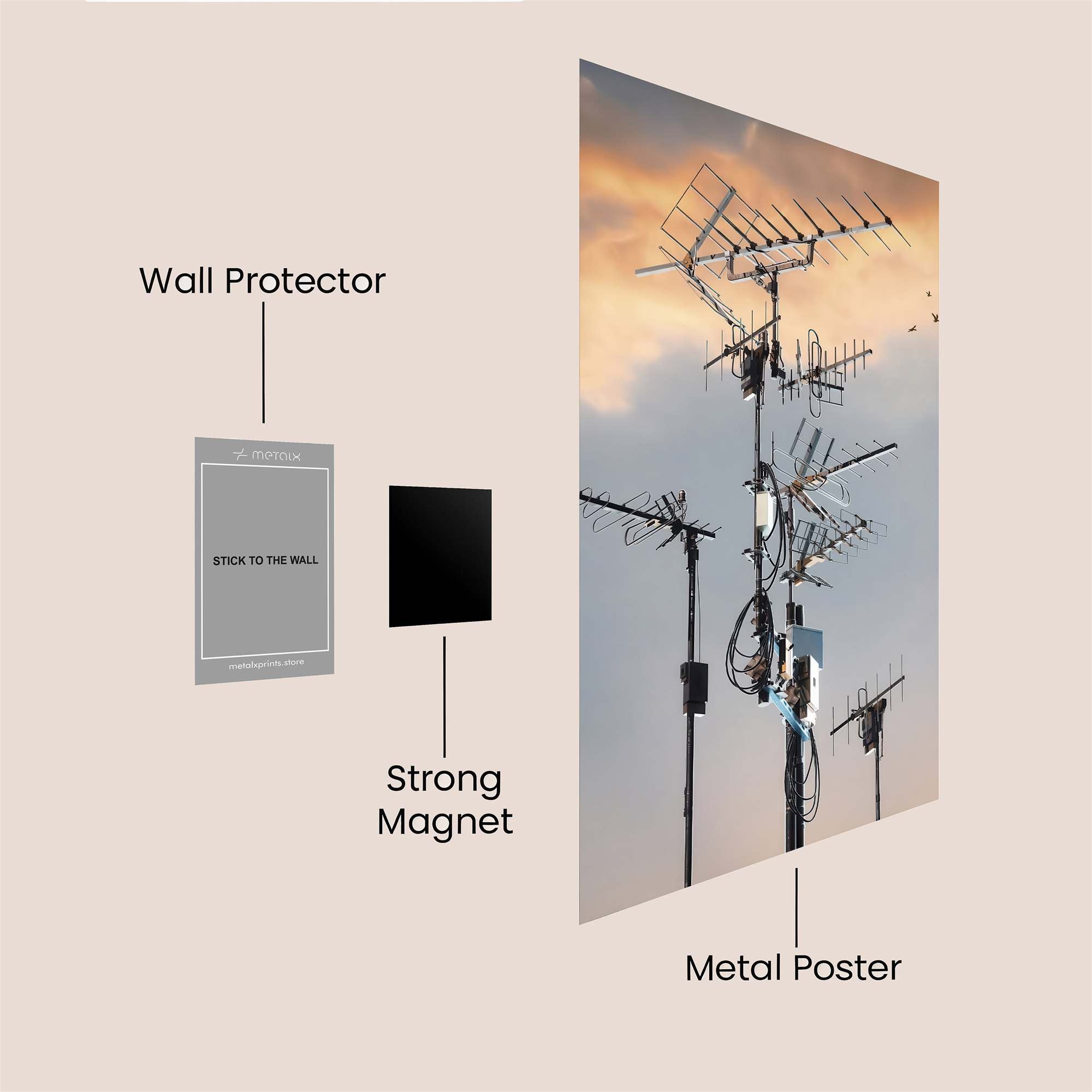 Antenna Serenade Safe Wall Magnetic / M