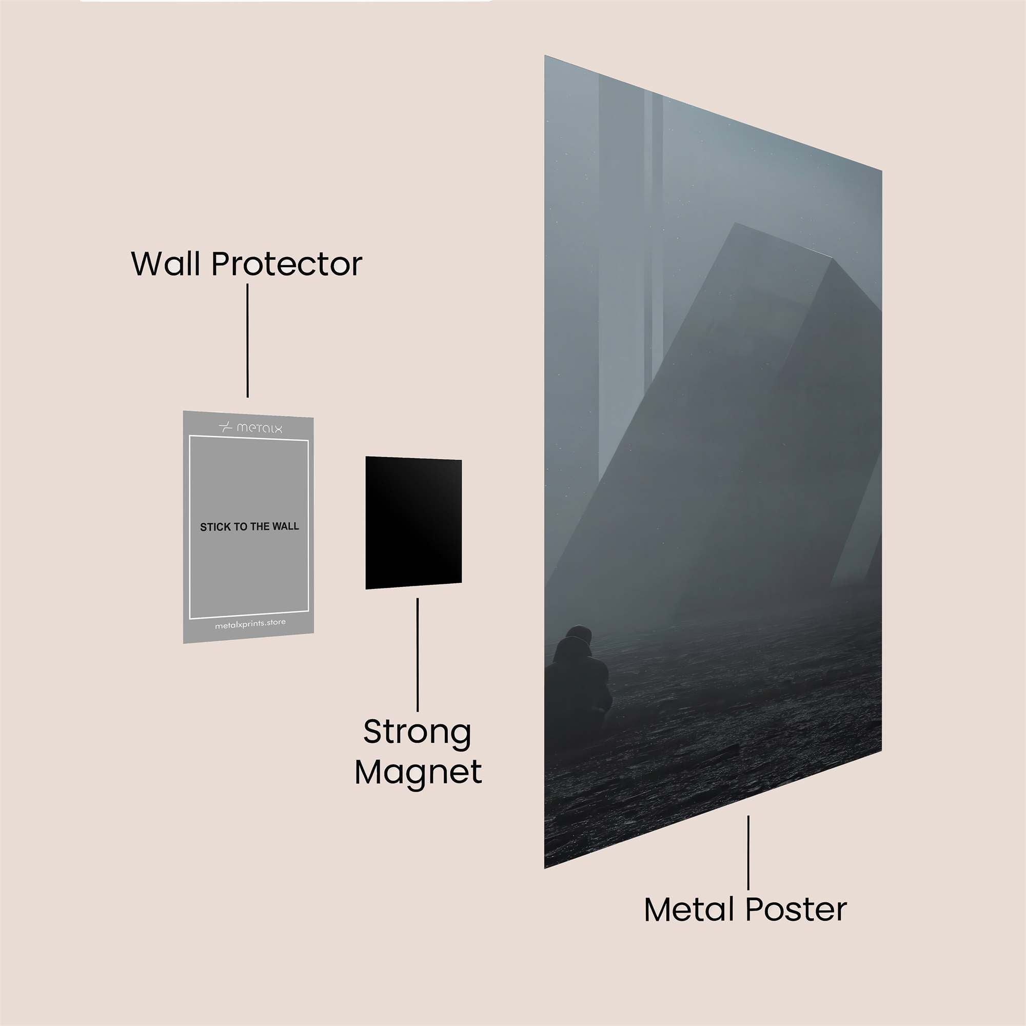 Monolith Mystery Safe Wall Magnetic / M
