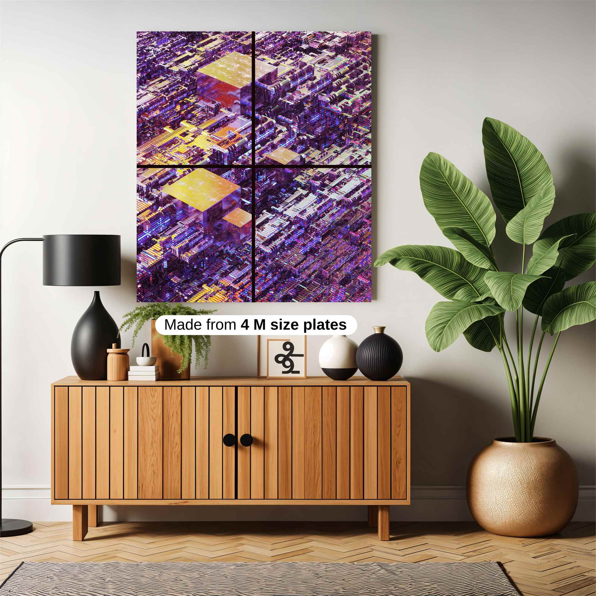 Fractal Dreamscape Safe Wall Magnetic / M