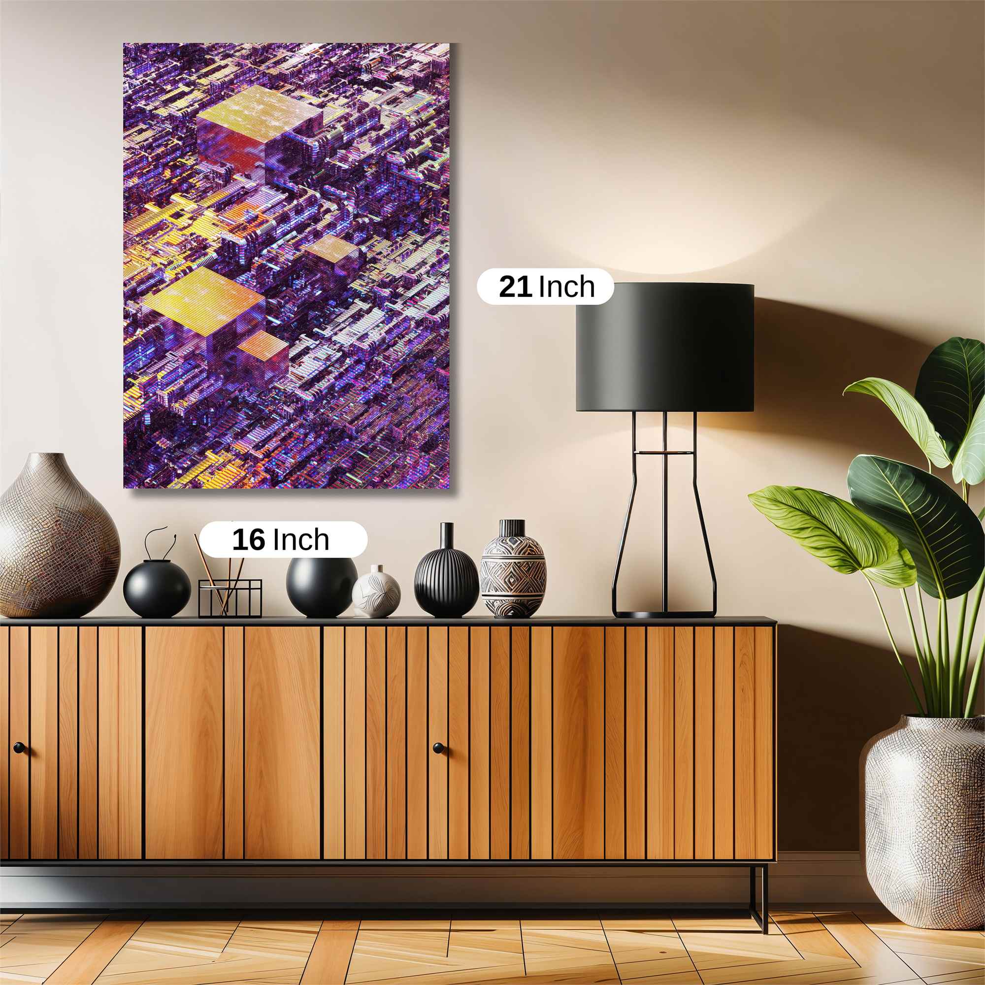 Fractal Dreamscape Safe Wall Magnetic / M