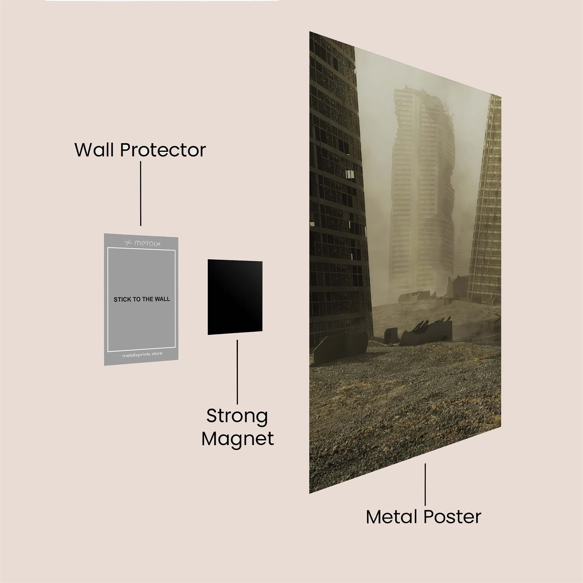 Forgotten Solitude Safe Wall Magnetic / M