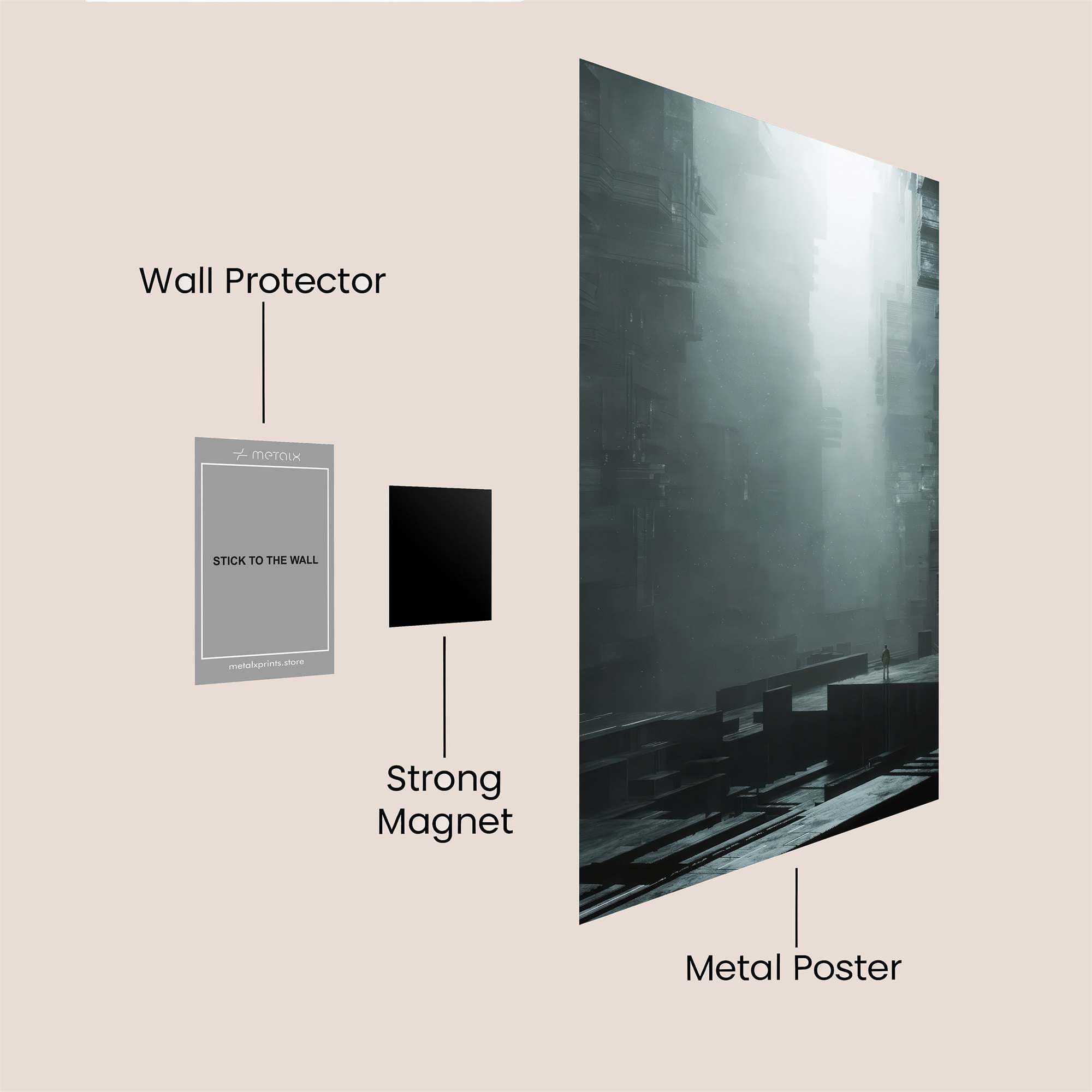 Labyrinthine Enigma Safe Wall Magnetic / M