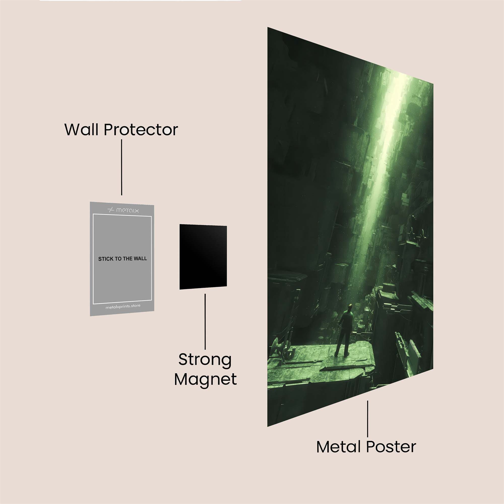 Urban Ascendancy Safe Wall Magnetic / M