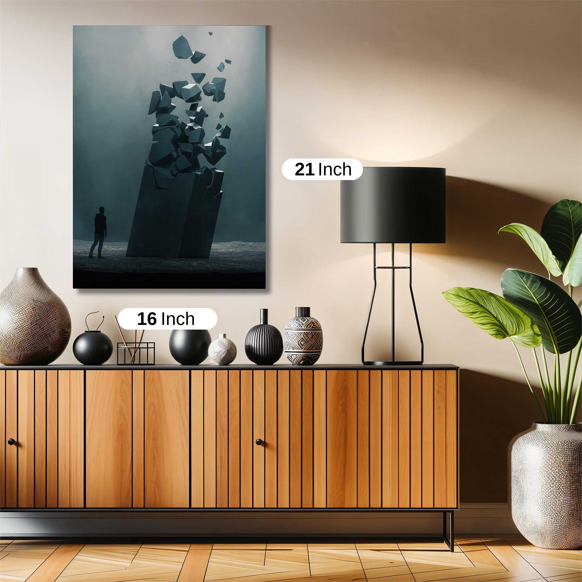 Fragmented Ascension Safe Wall Magnetic / M