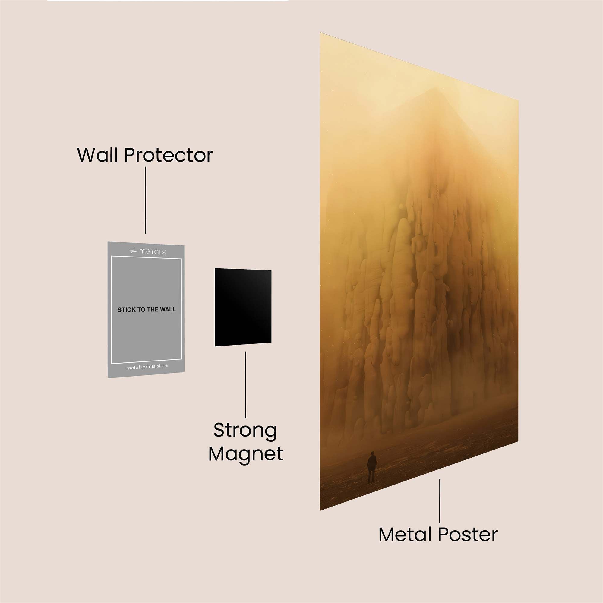 Monolithic Mystique Safe Wall Magnetic / M