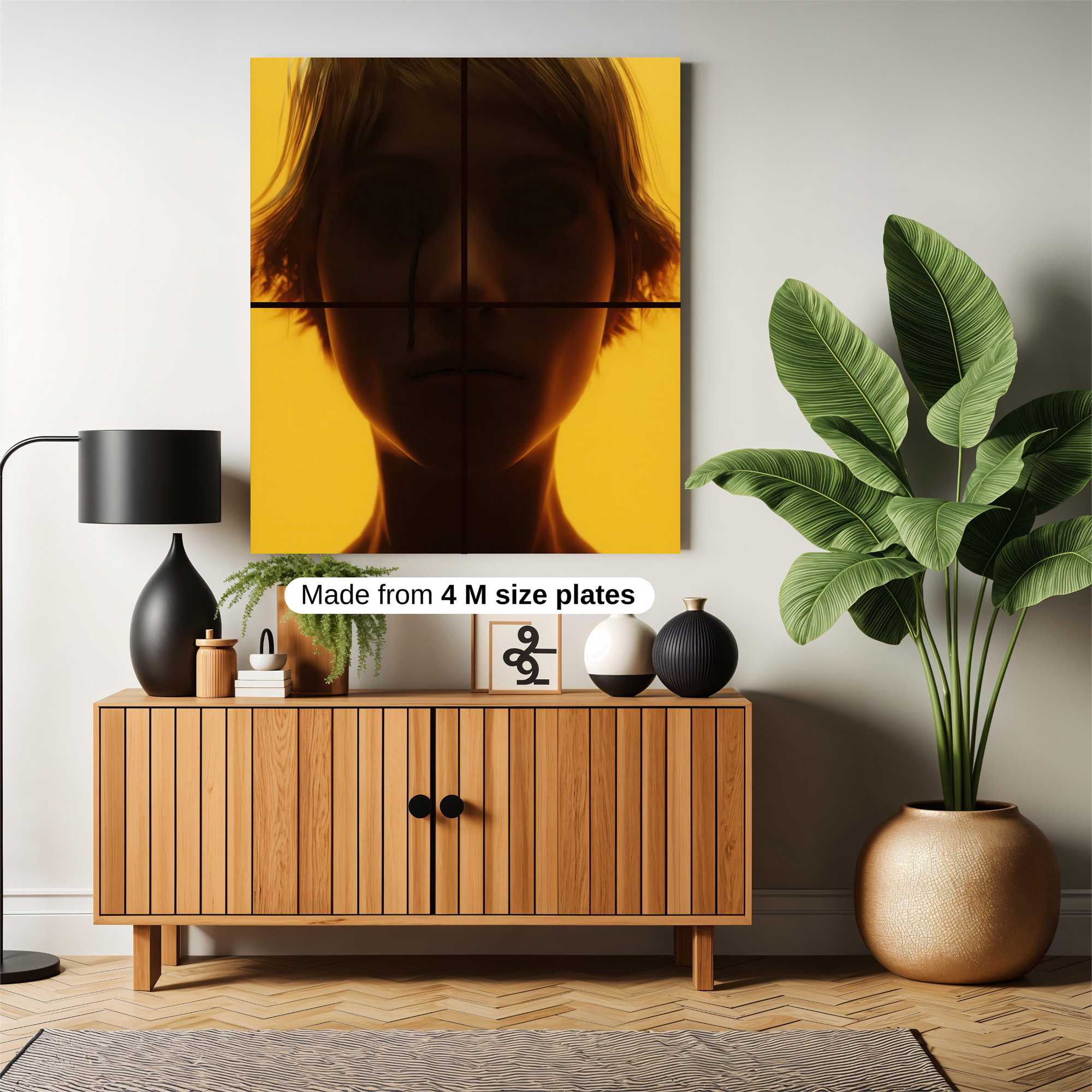 Shadowed Solitude Safe Wall Magnetic / M