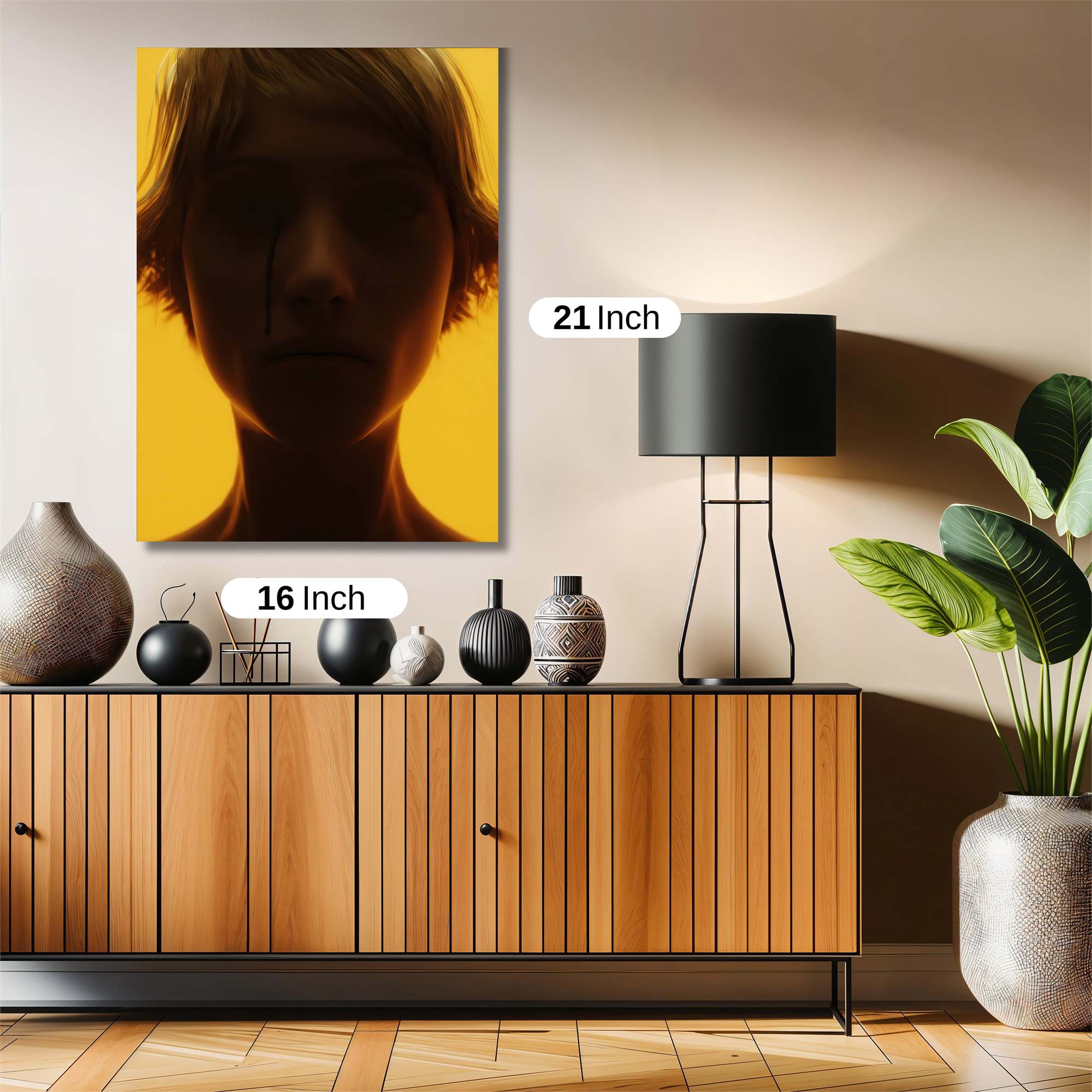 Shadowed Solitude Safe Wall Magnetic / M