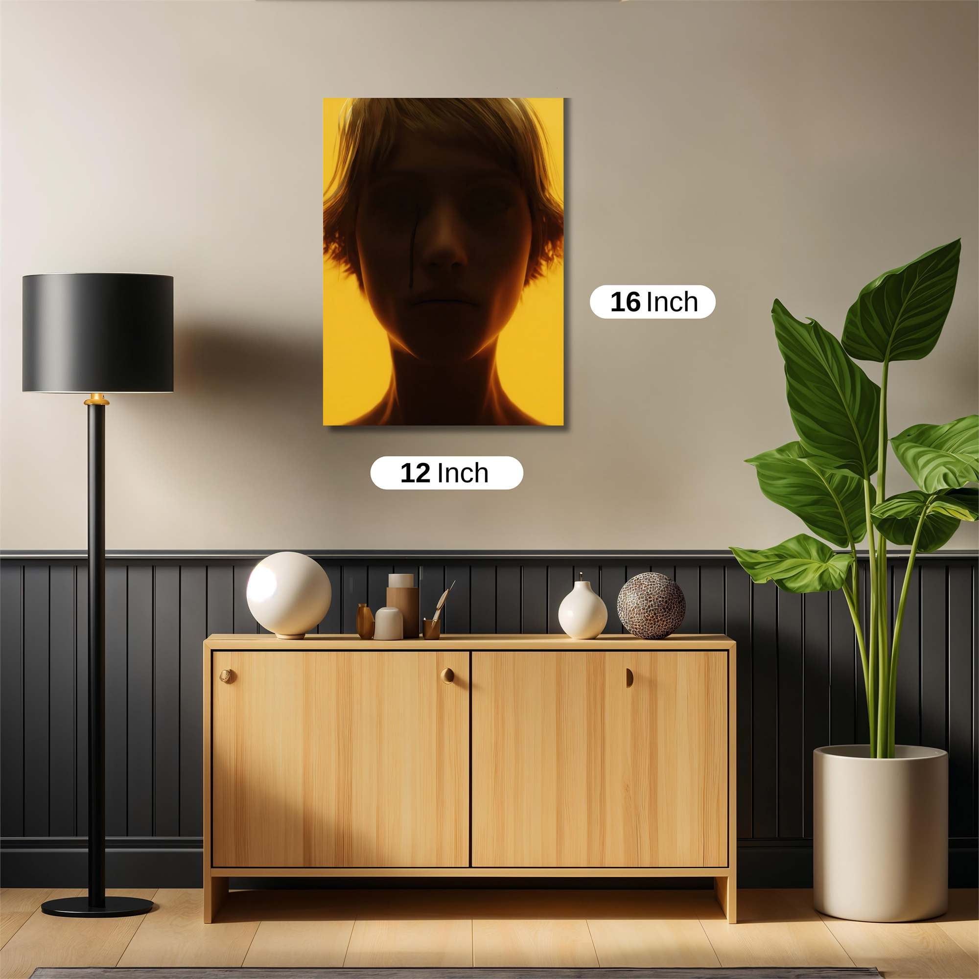 Shadowed Solitude Safe Wall Magnetic / M