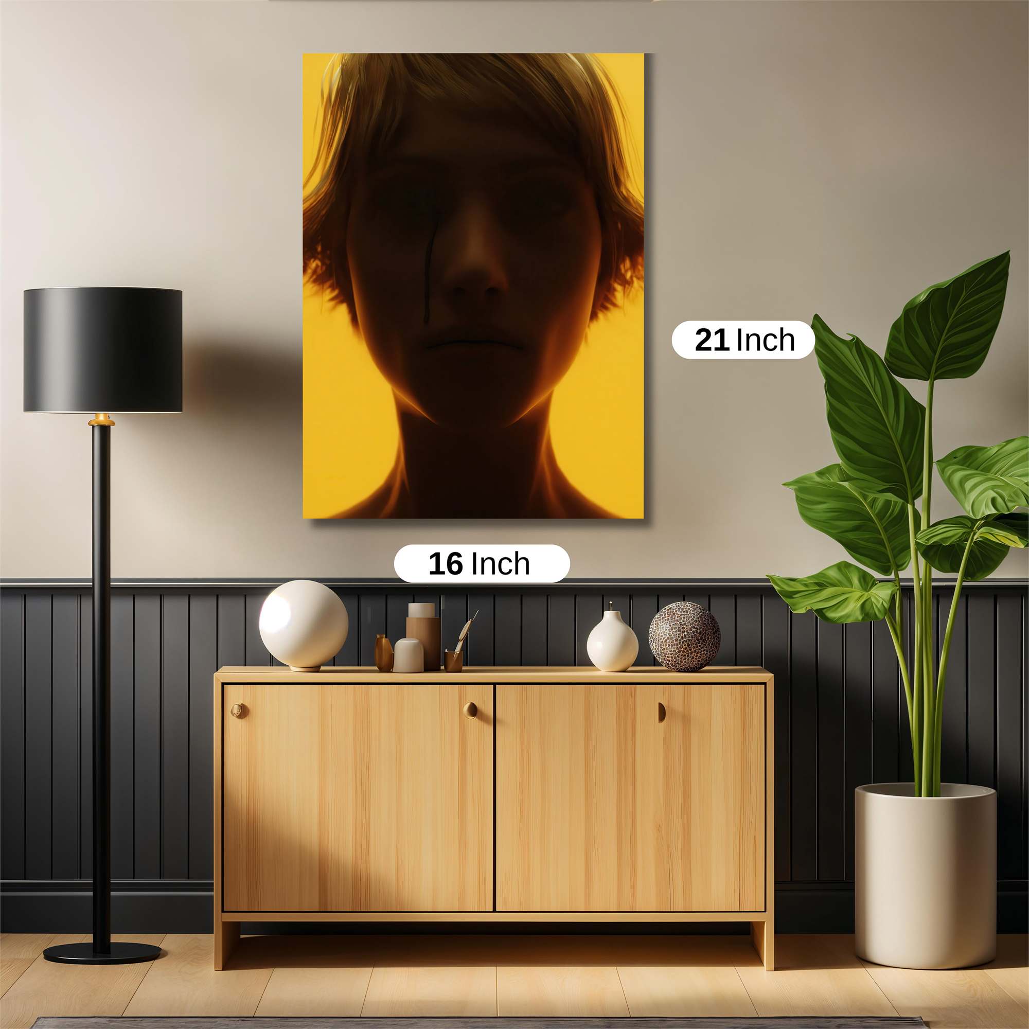 Shadowed Solitude Safe Wall Magnetic / M