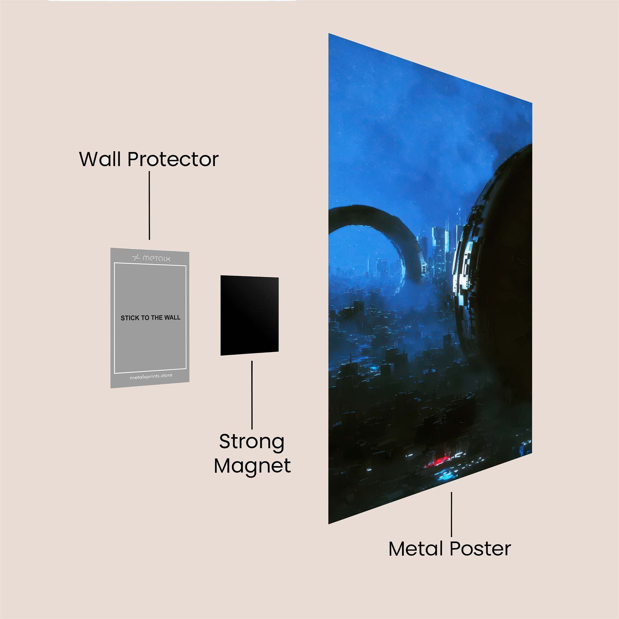 Eclipse Reverie Safe Wall Magnetic / M