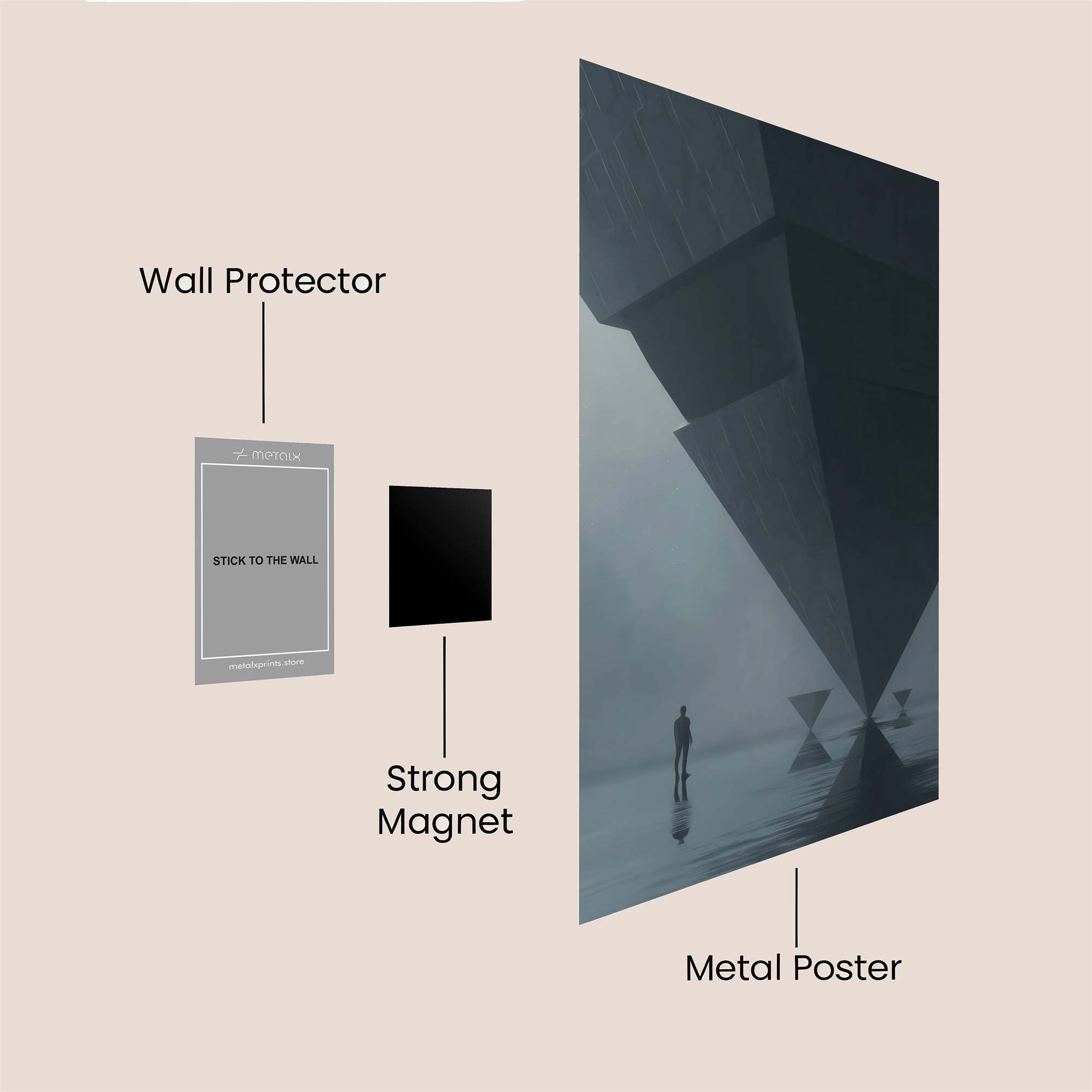 Monolith Mystique Safe Wall Magnetic / M