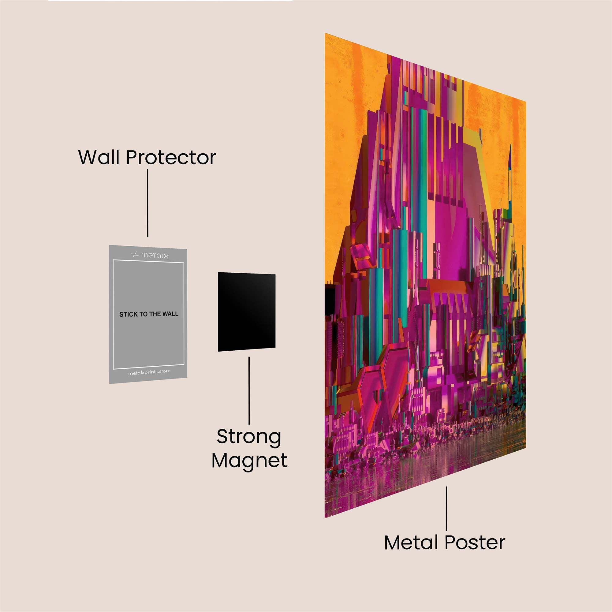 Chromatic Citadel Safe Wall Magnetic / M