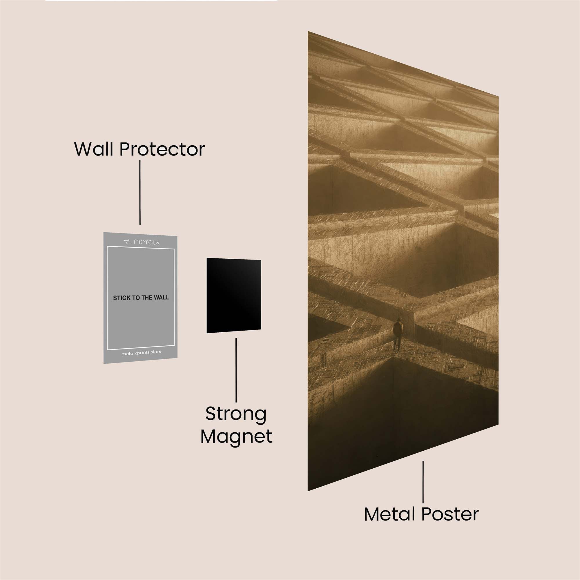 Endless Solitude Safe Wall Magnetic / M