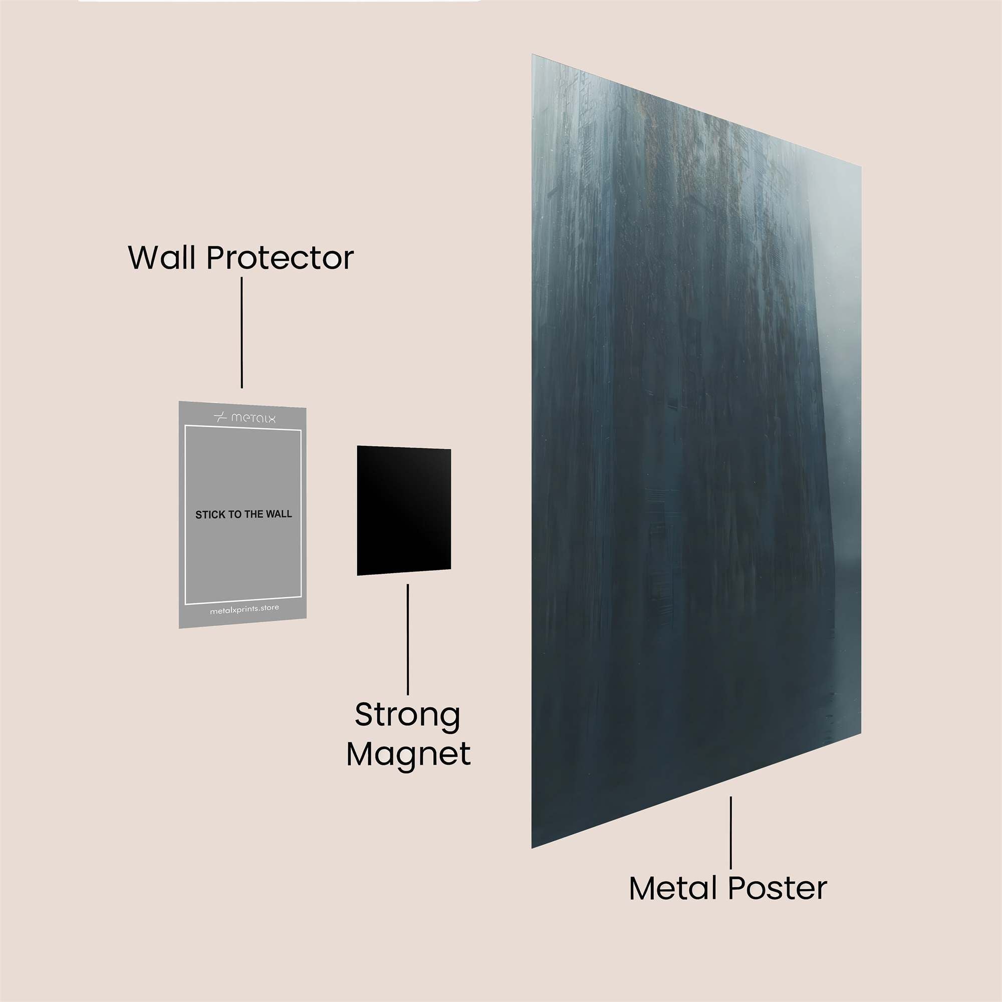 Monolithic Solitude Safe Wall Magnetic / M