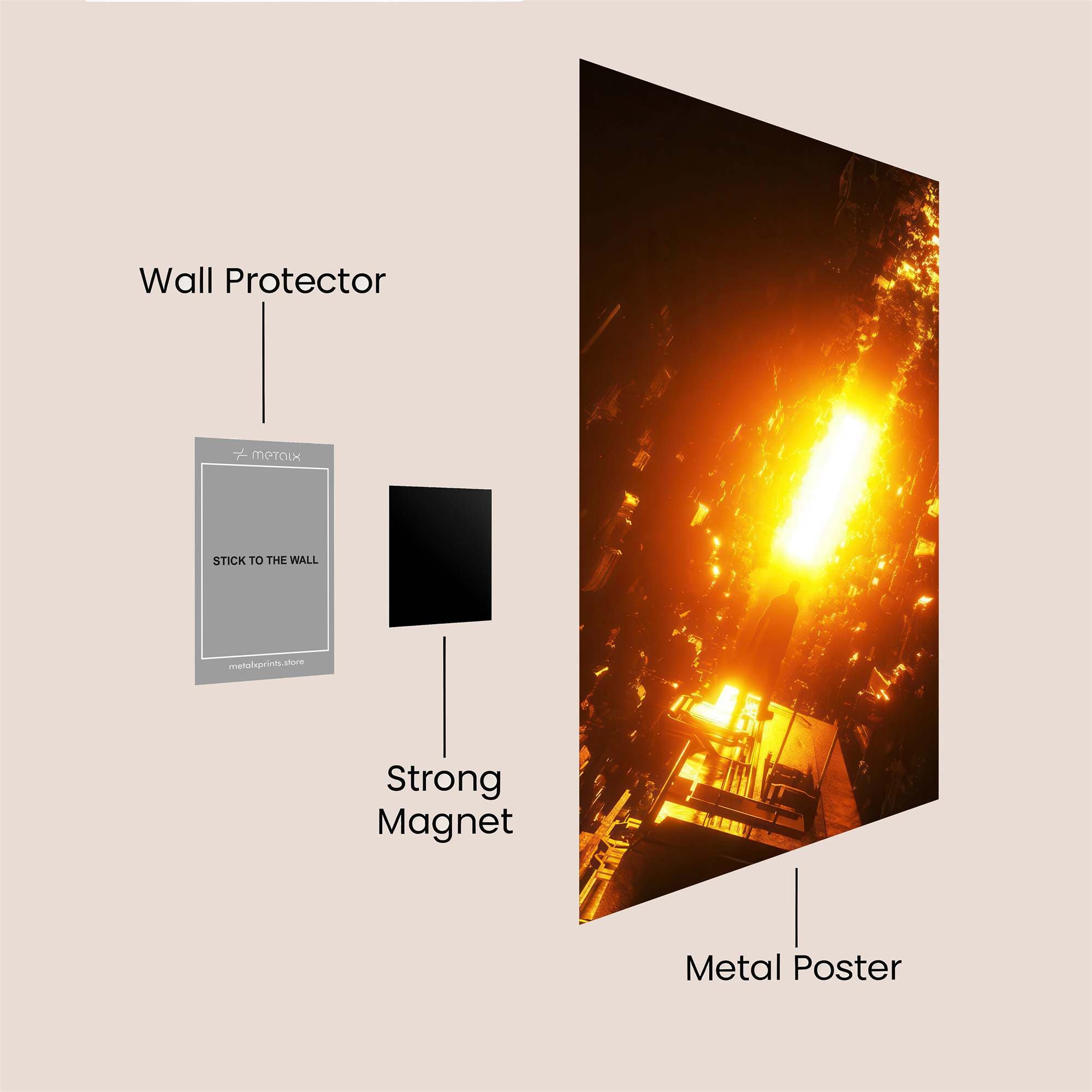 Urban Blaze Safe Wall Magnetic / M