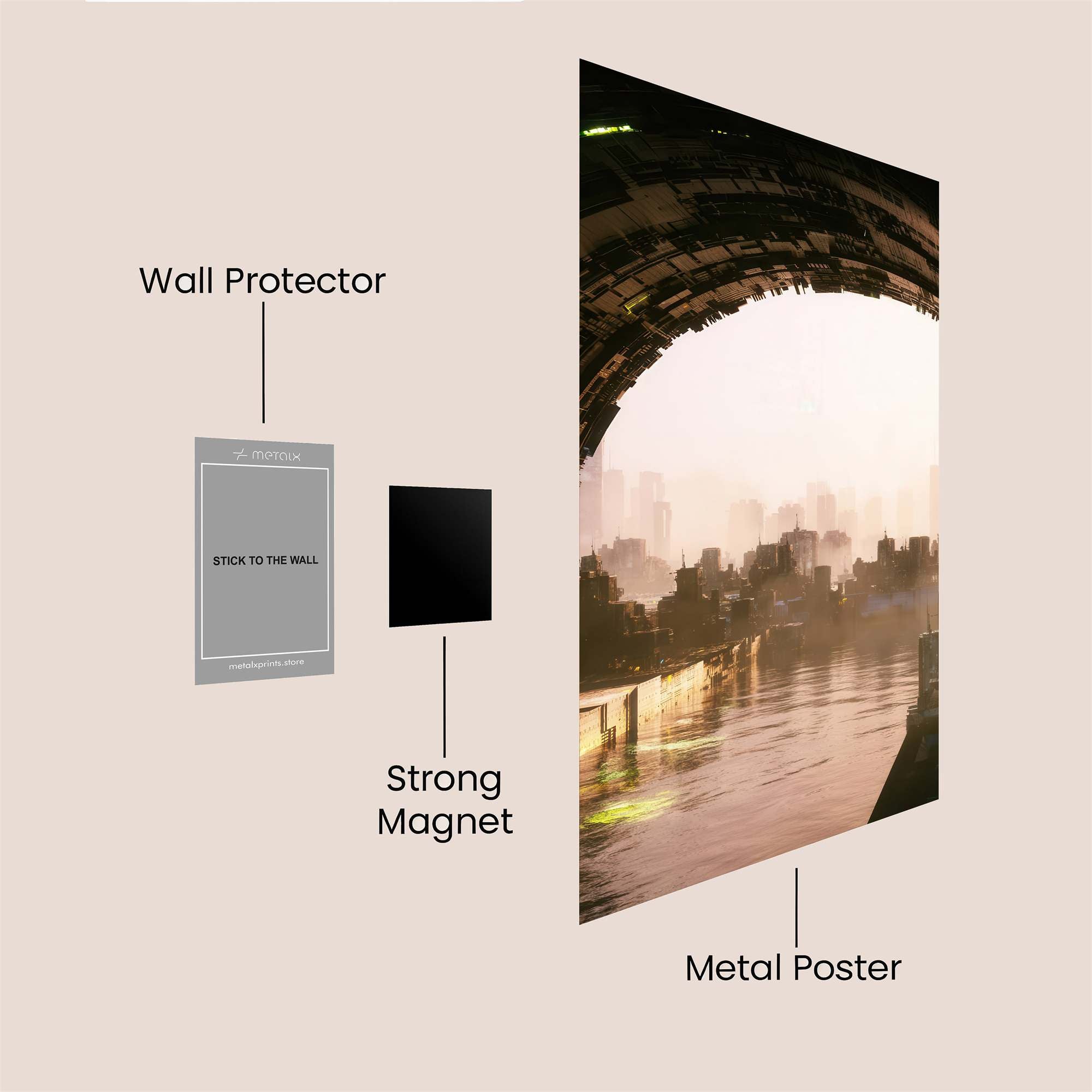 Archway Serenity Safe Wall Magnetic / M