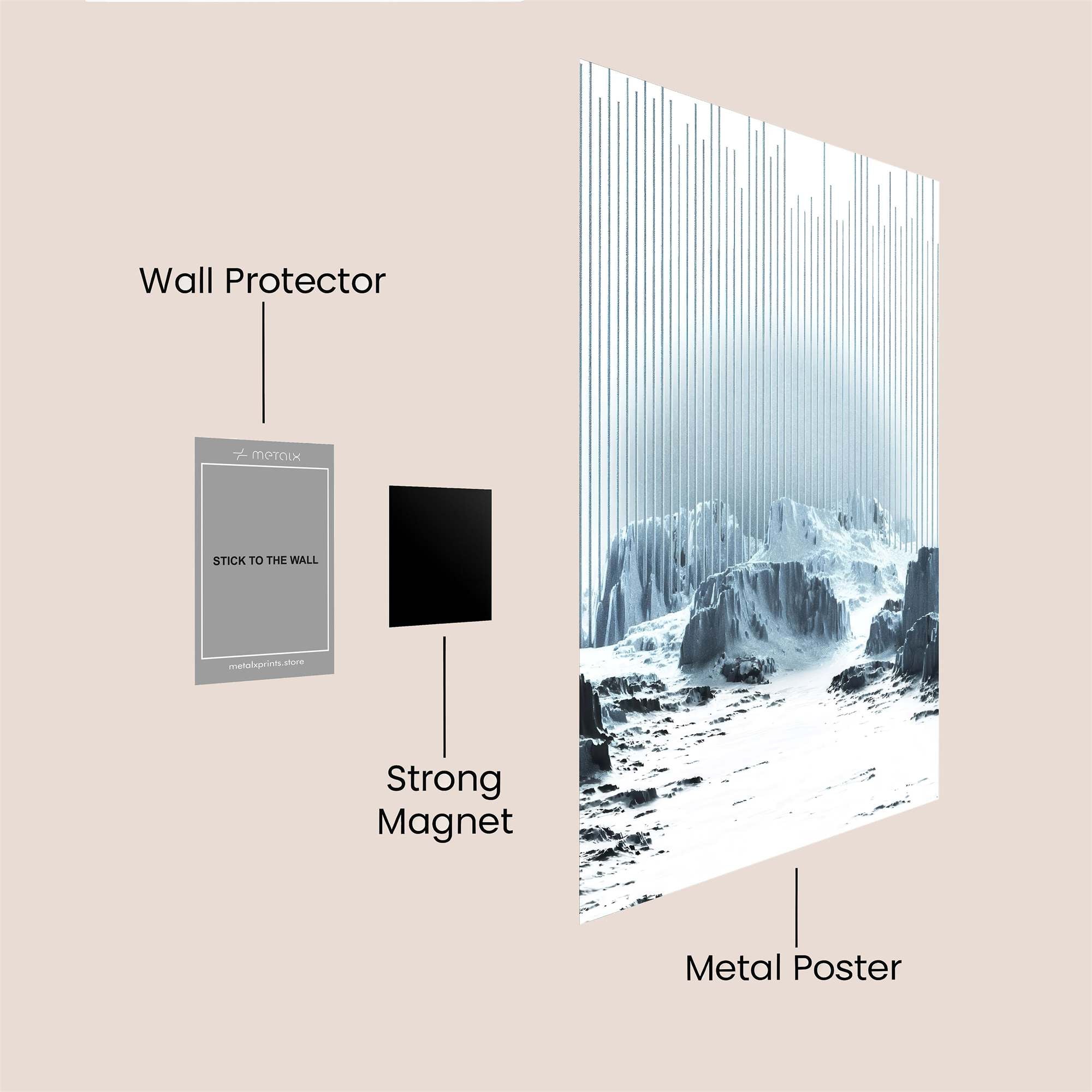 Frozen Echoes Safe Wall Magnetic / M
