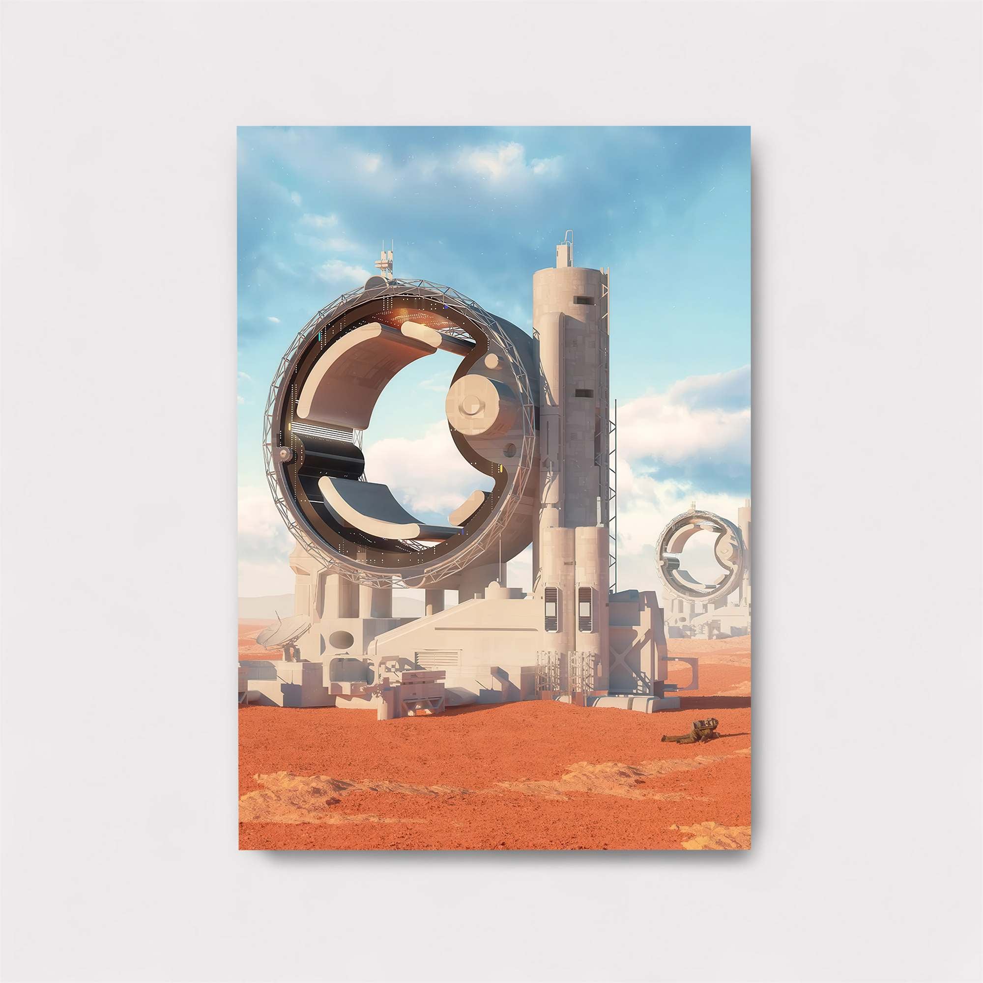 Futuristic Oasis Safe Wall Magnetic / M