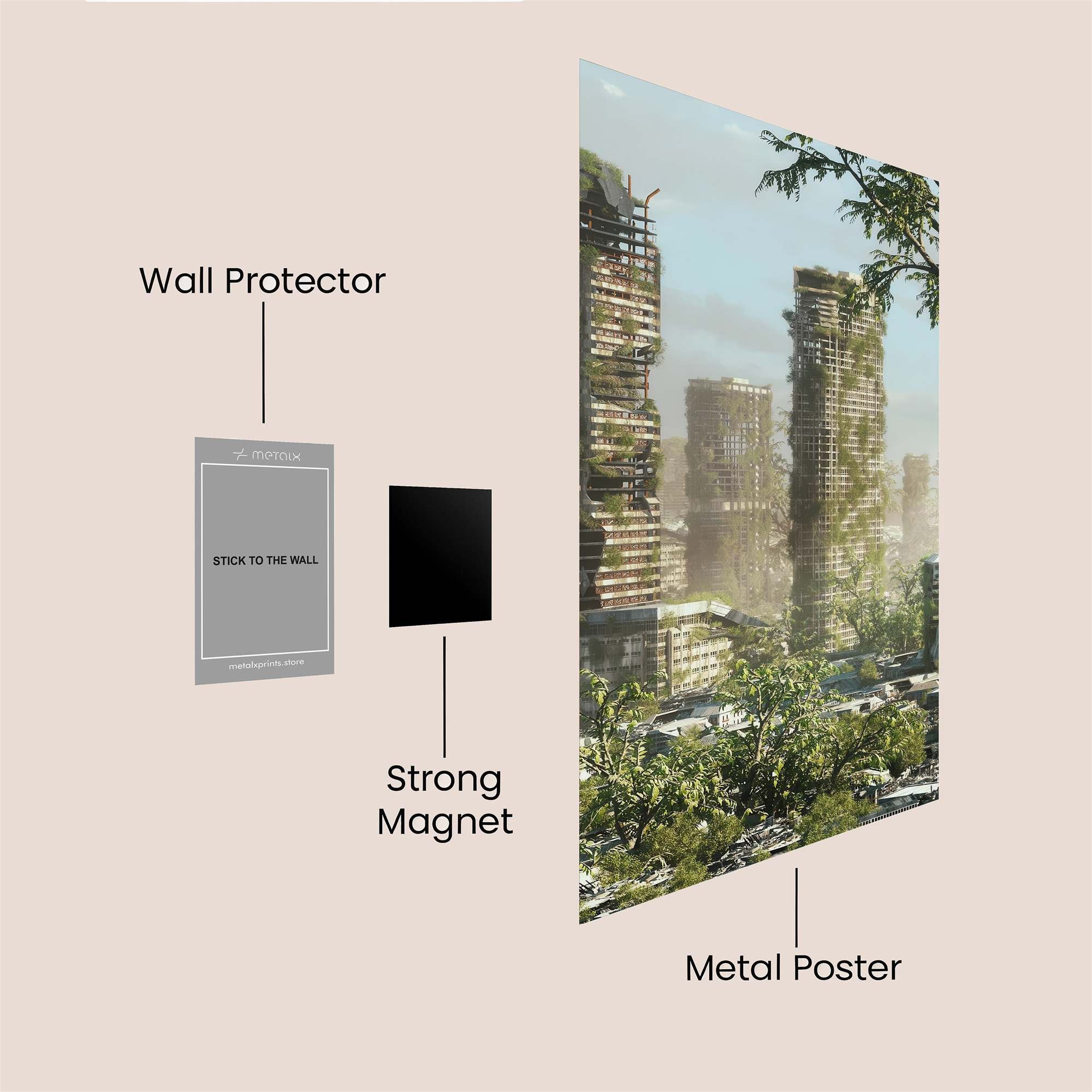 Urban Renewal Safe Wall Magnetic / M