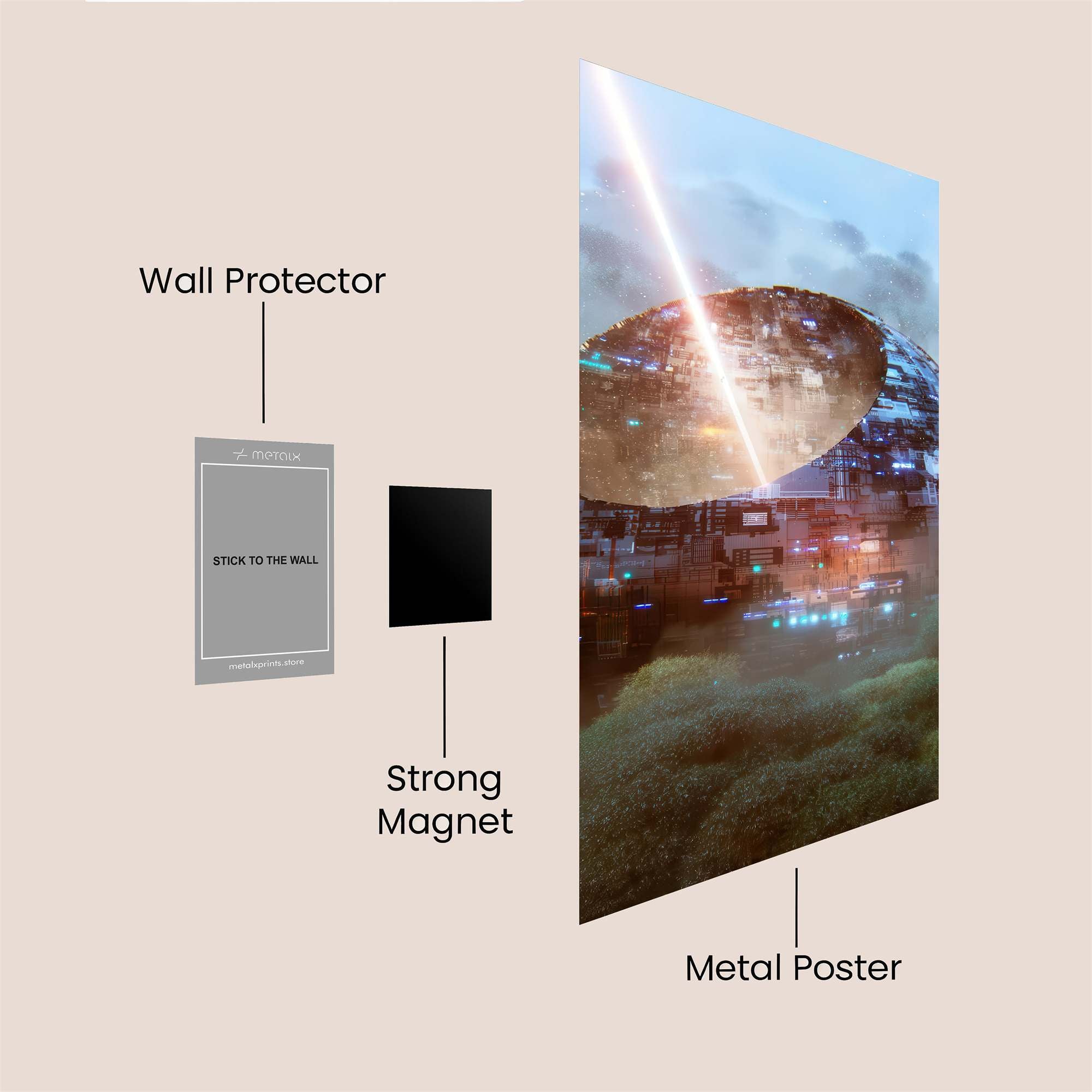 Orbital Enigma Safe Wall Magnetic / M