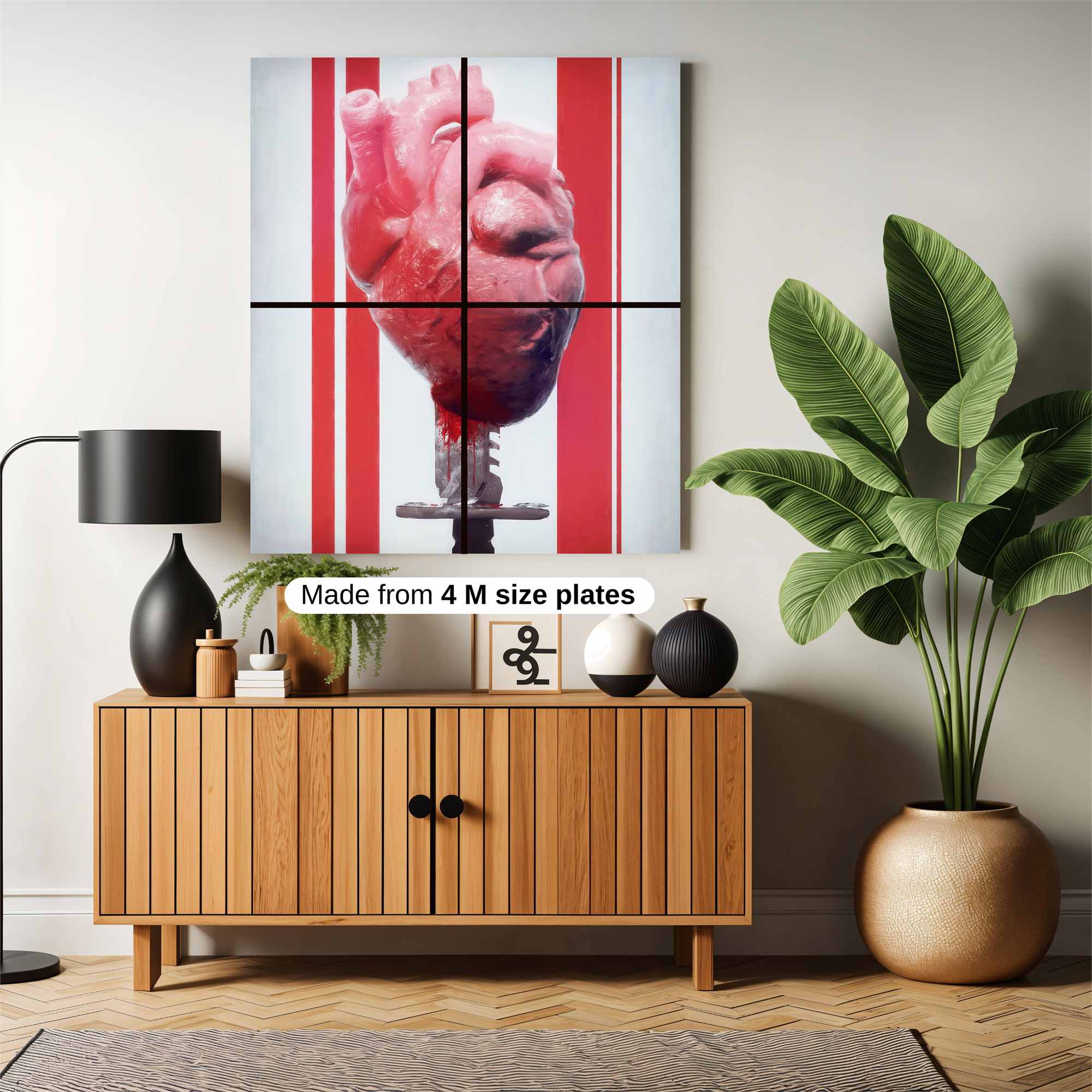 Heart Strike Safe Wall Magnetic / M