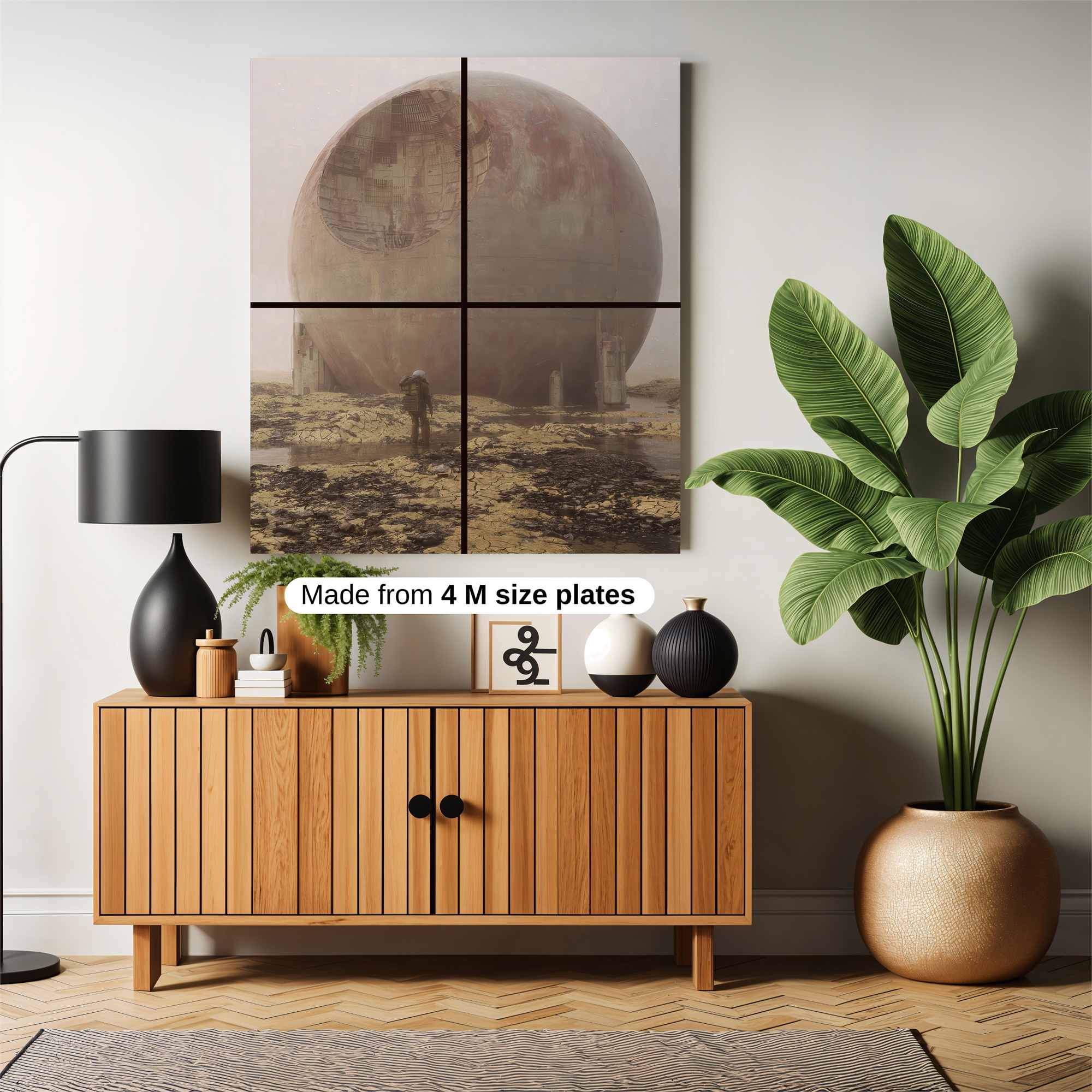 Sphere Solitude Safe Wall Magnetic / M