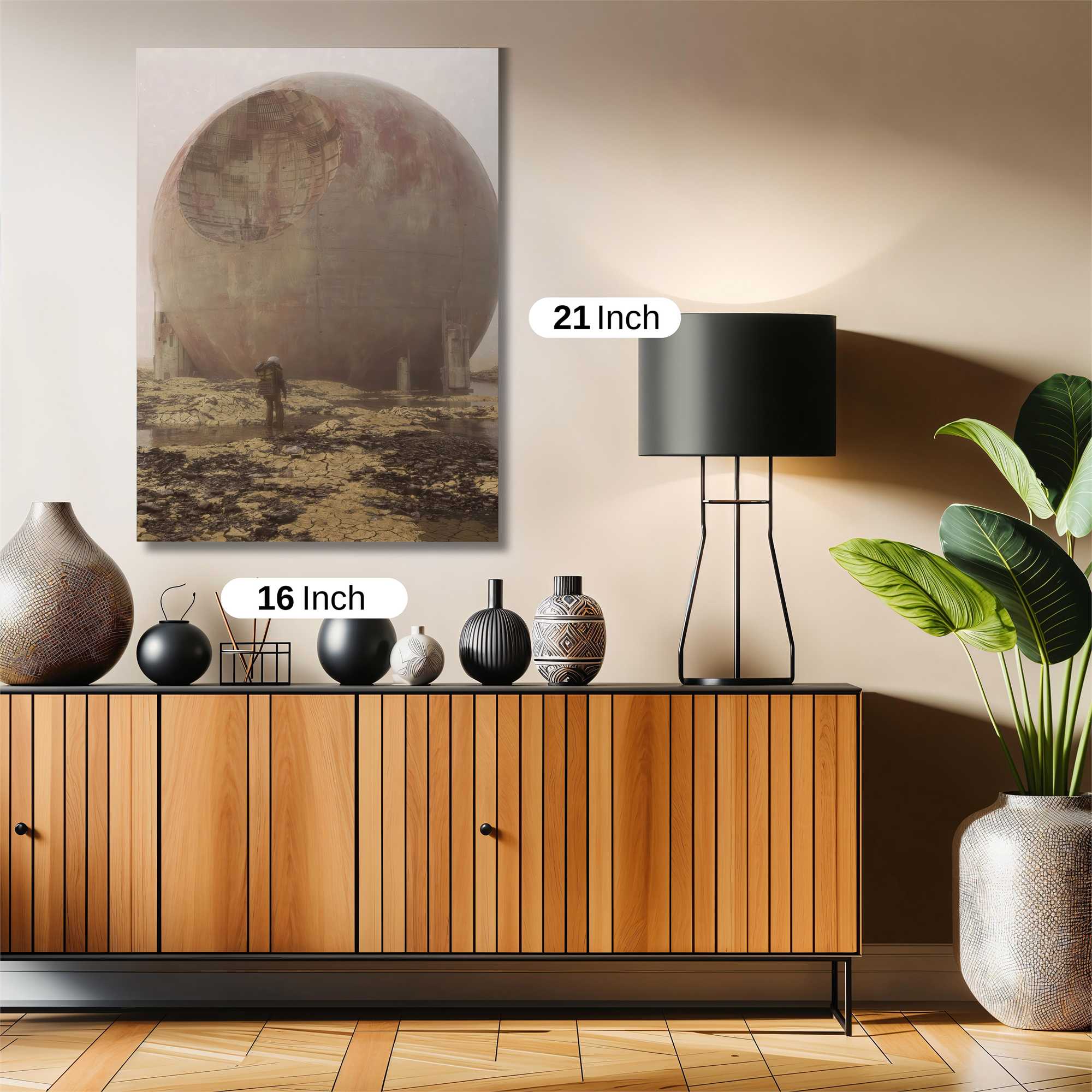 Sphere Solitude Safe Wall Magnetic / M