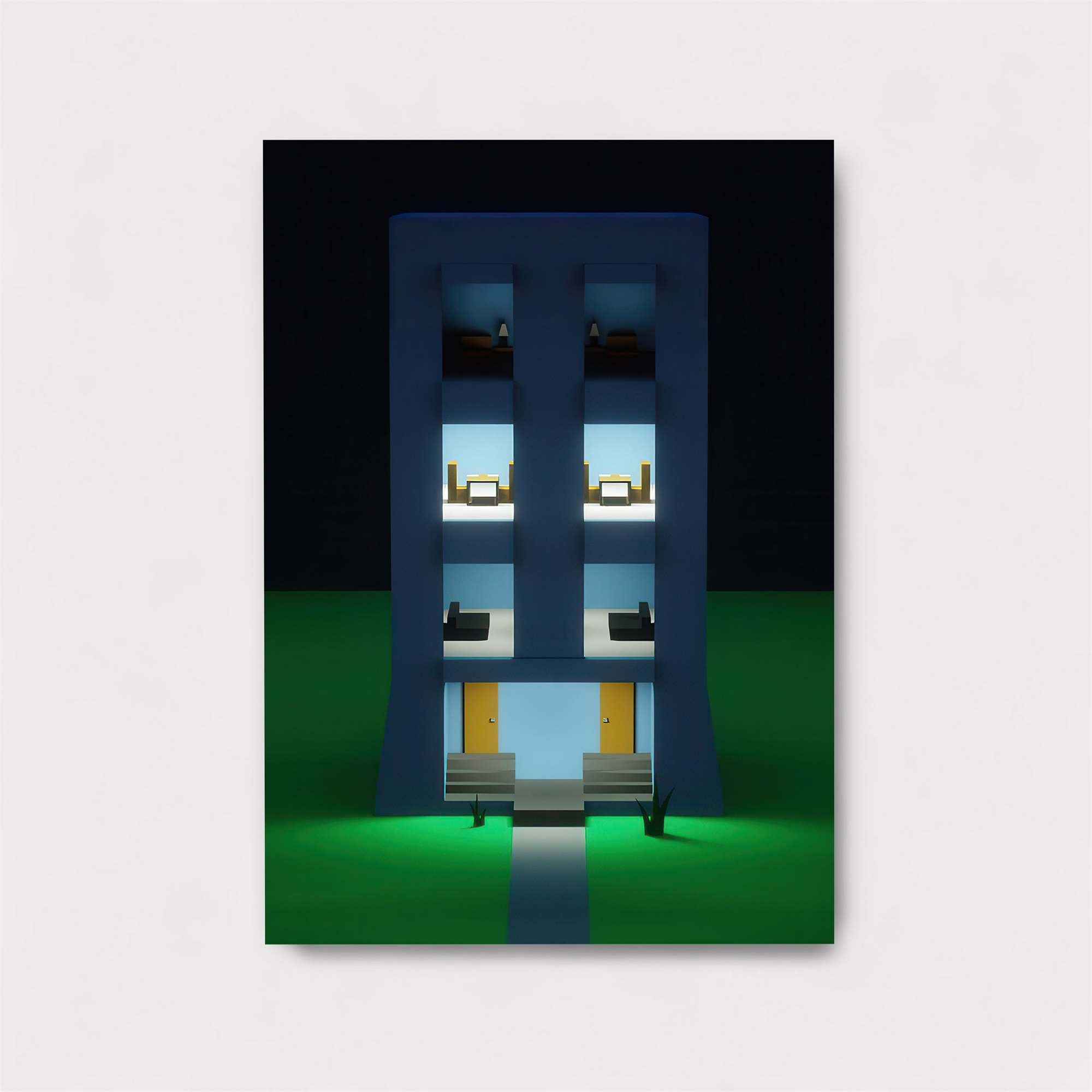 Curved Serenity Safe Wall Magnetic / M