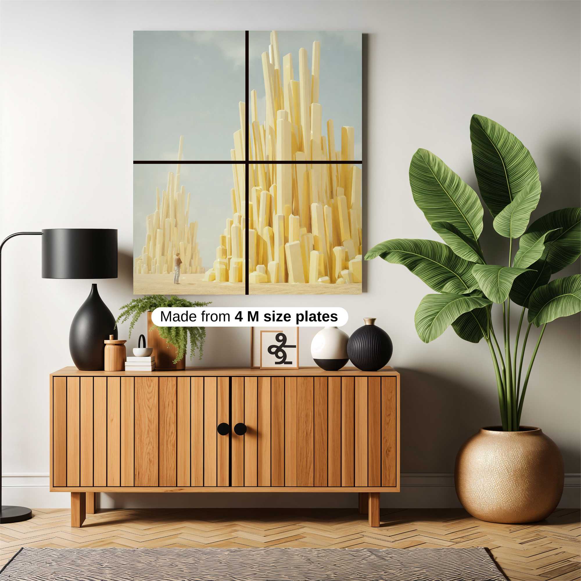 Cheese Towerscape Safe Wall Magnetic / M