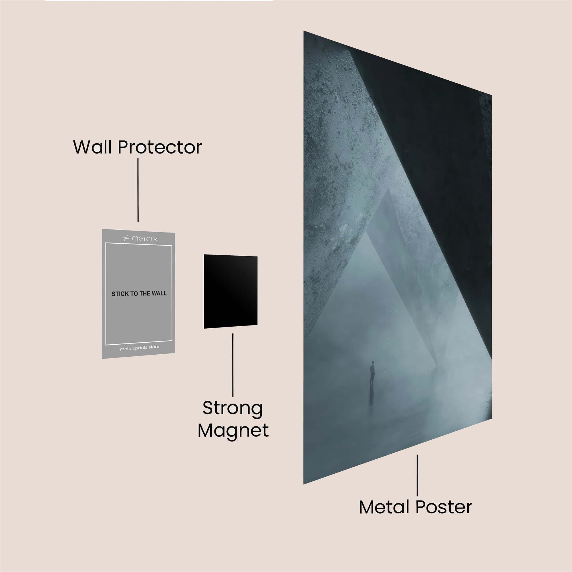 Enigmatic Passage Safe Wall Magnetic / M