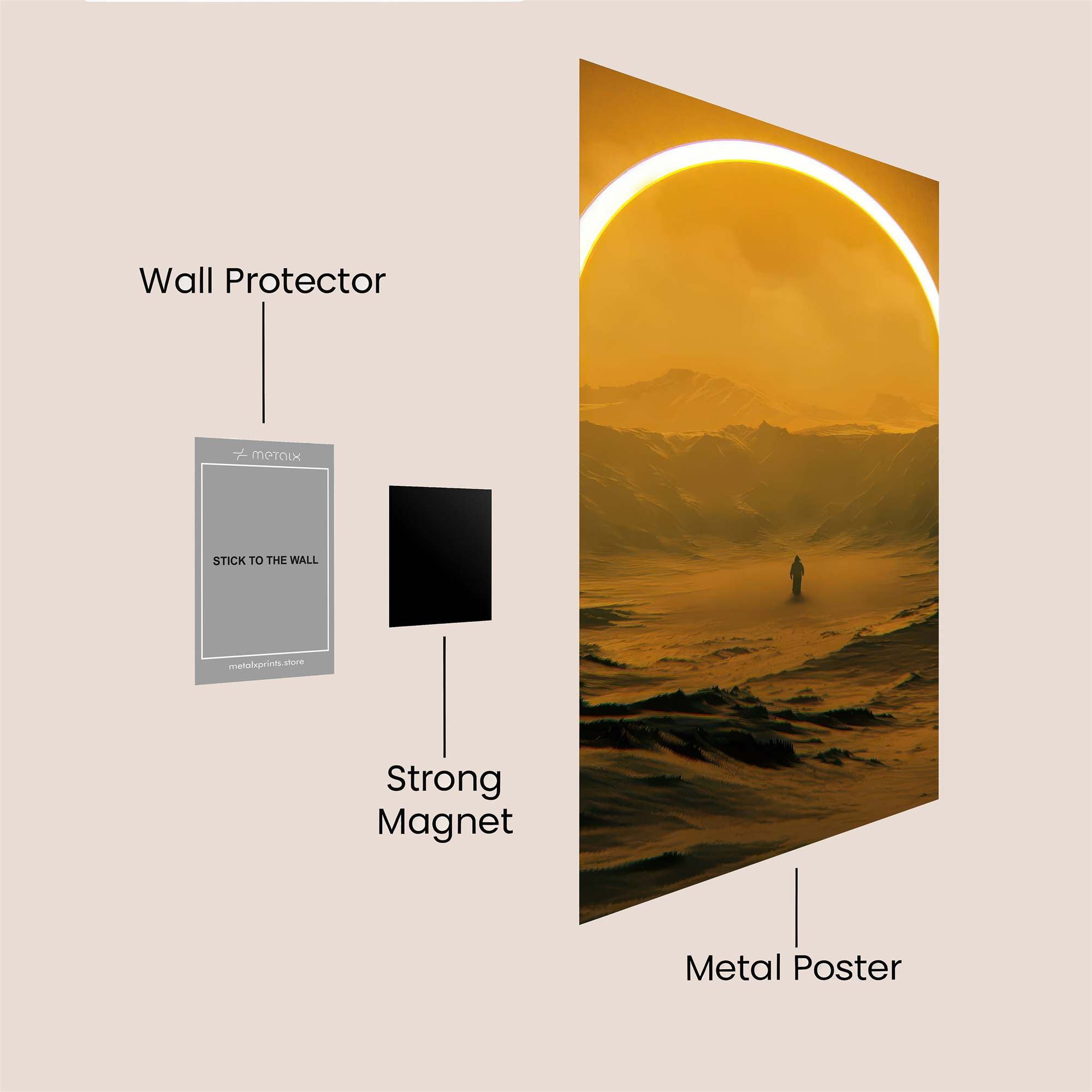 Solar Reverie Safe Wall Magnetic / M