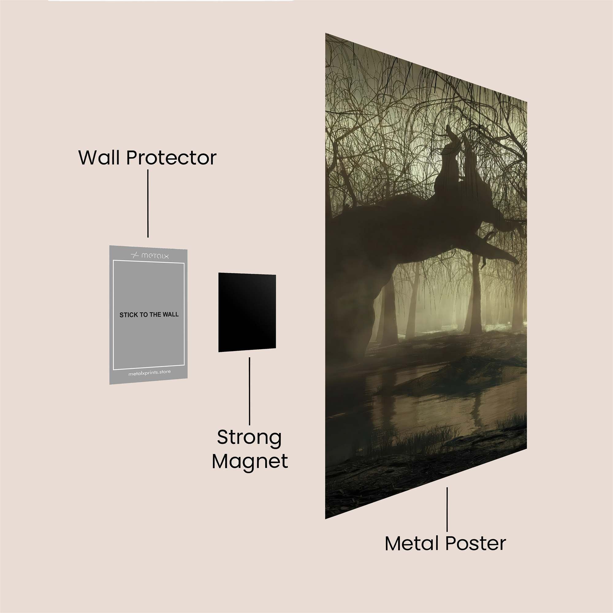 Tree Enigma Safe Wall Magnetic / M