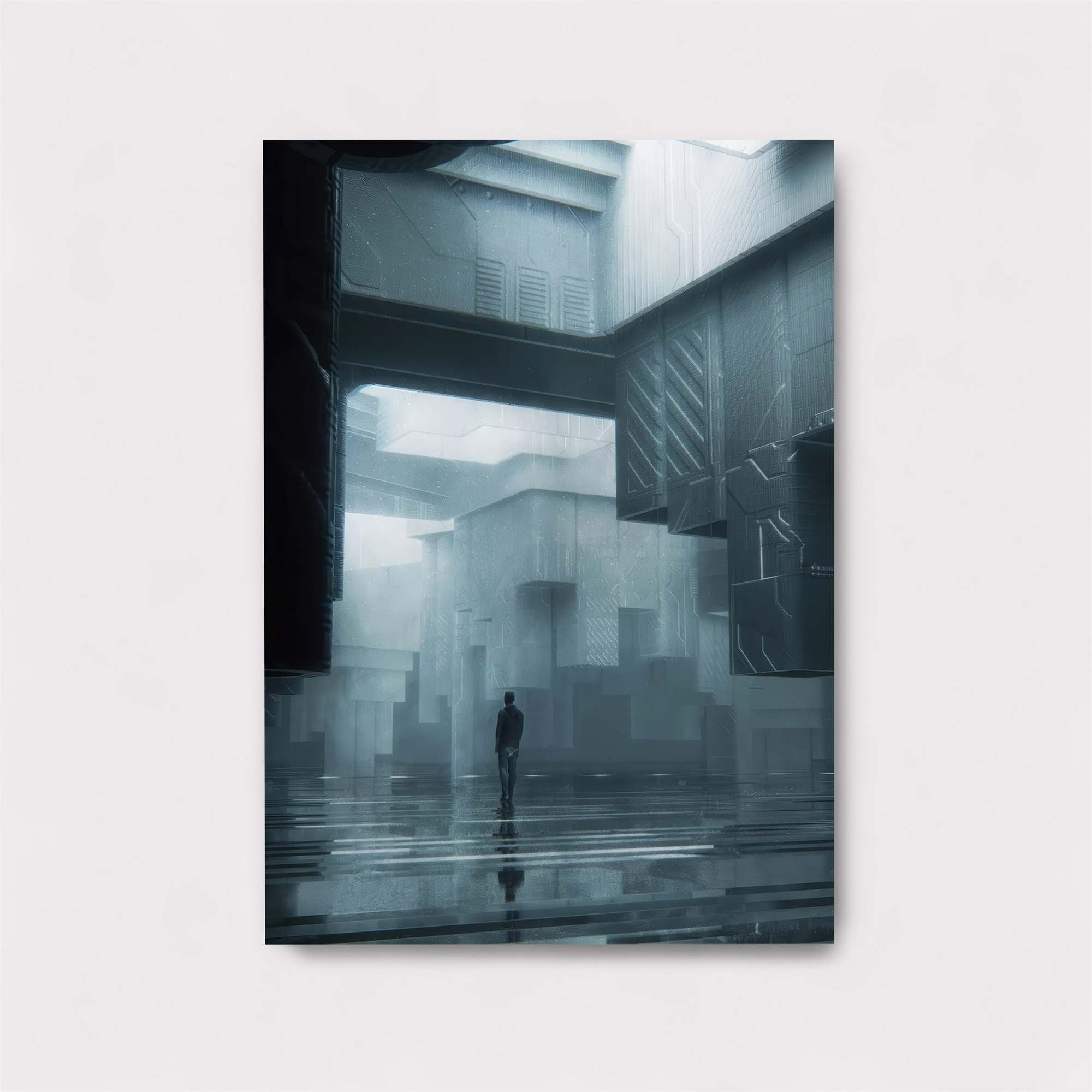 Futuristic Solitude Safe Wall Magnetic / M