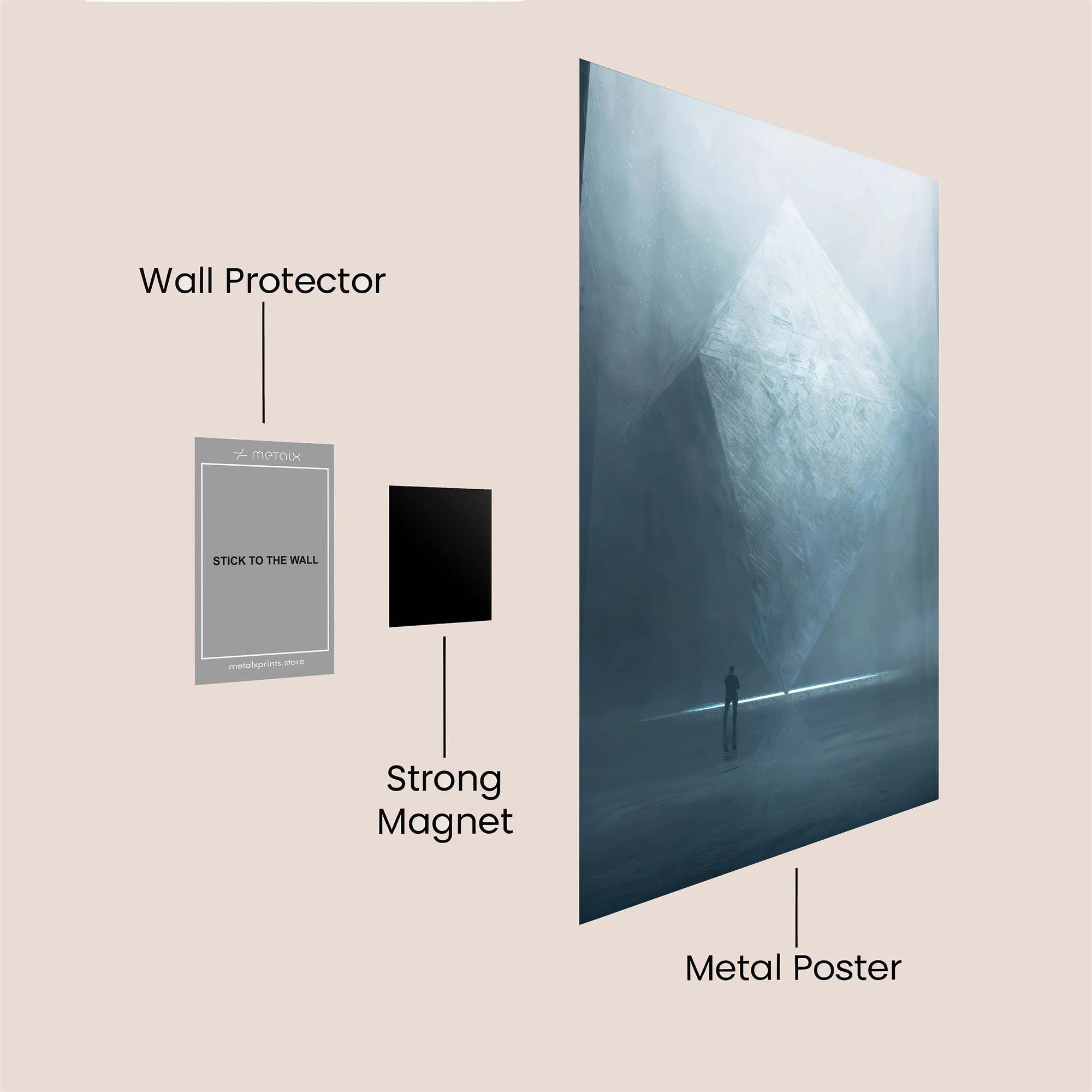 Colossal Enigma Safe Wall Magnetic / M