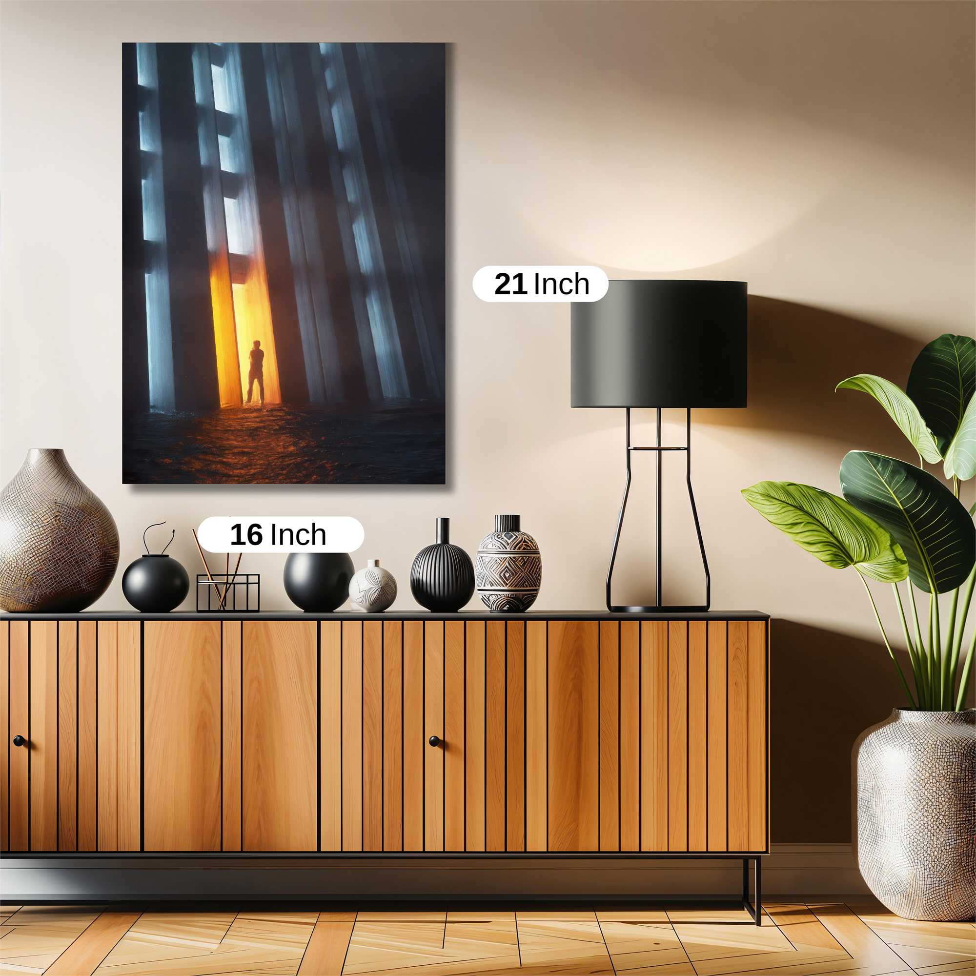 Threshold Luminescence Safe Wall Magnetic / M