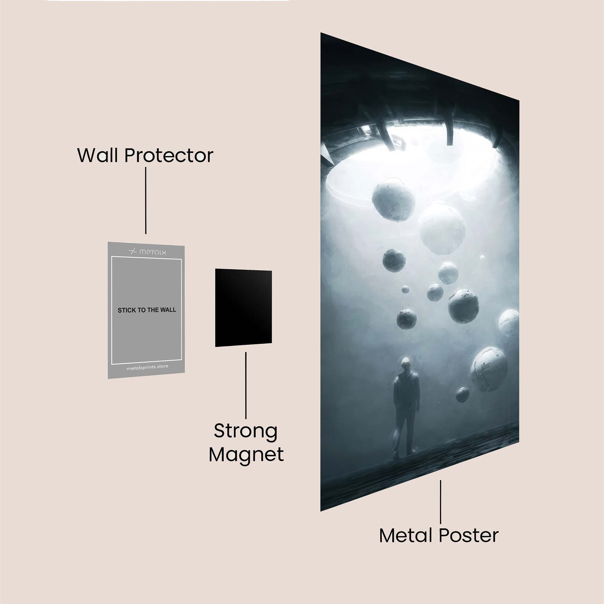 Orbital Dreamscape Safe Wall Magnetic / M