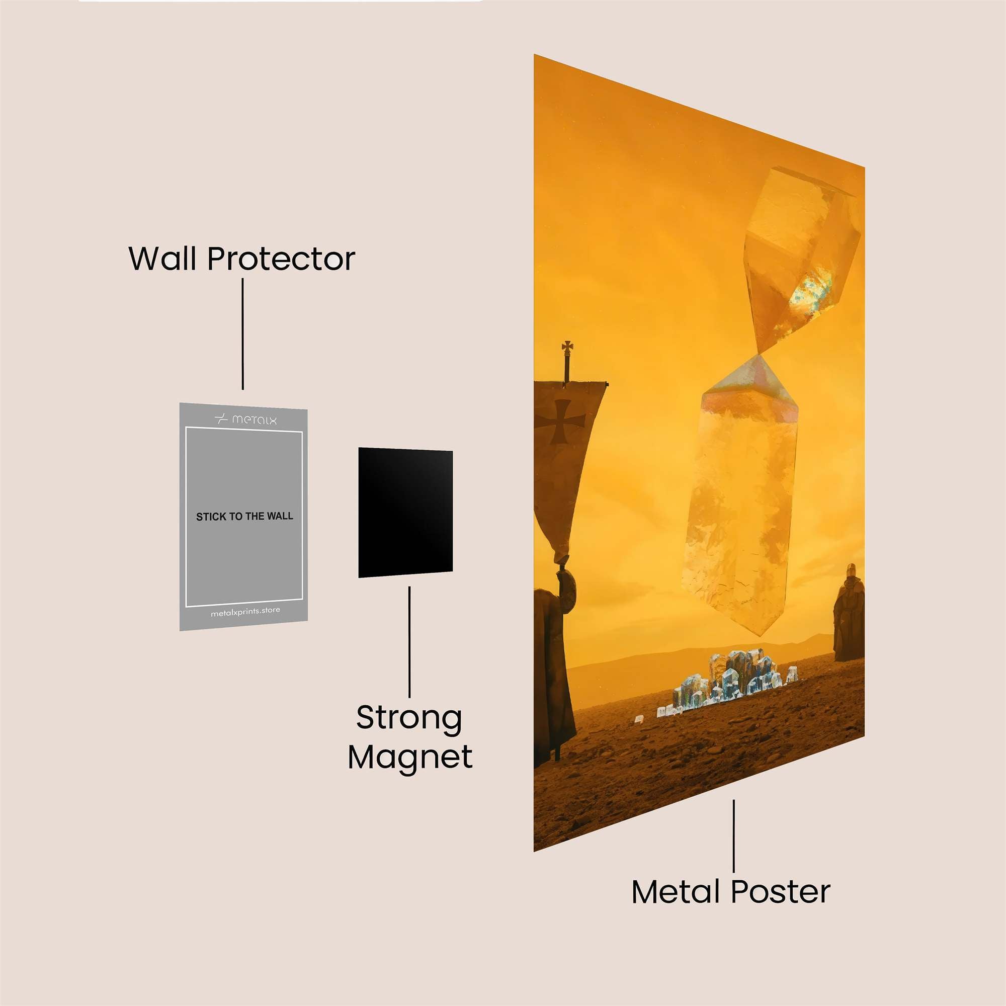 Timeless Odyssey Safe Wall Magnetic / M