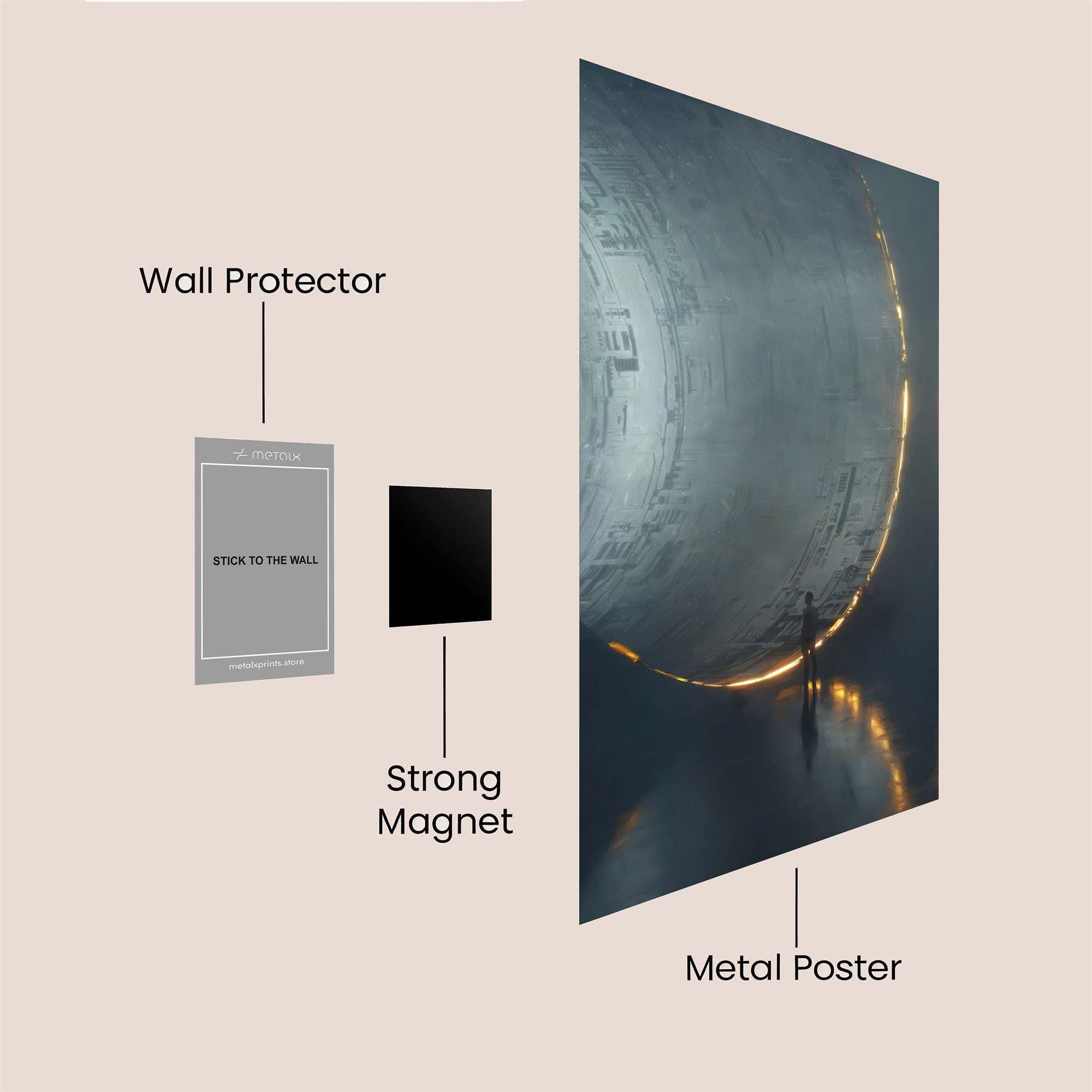 Portal Reverie Safe Wall Magnetic / M